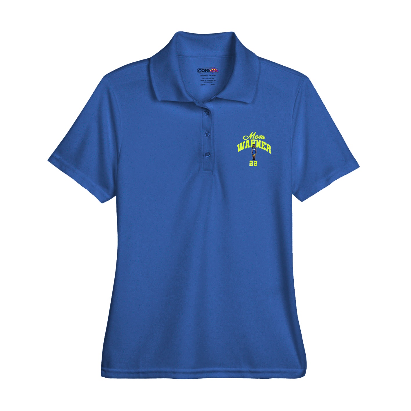 Womens Performance Polo — Mothers Day Arch in Royal