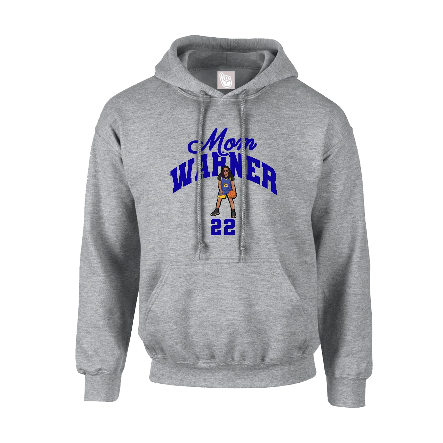 Youth Hoodie — Mothers Day Arch in Grey