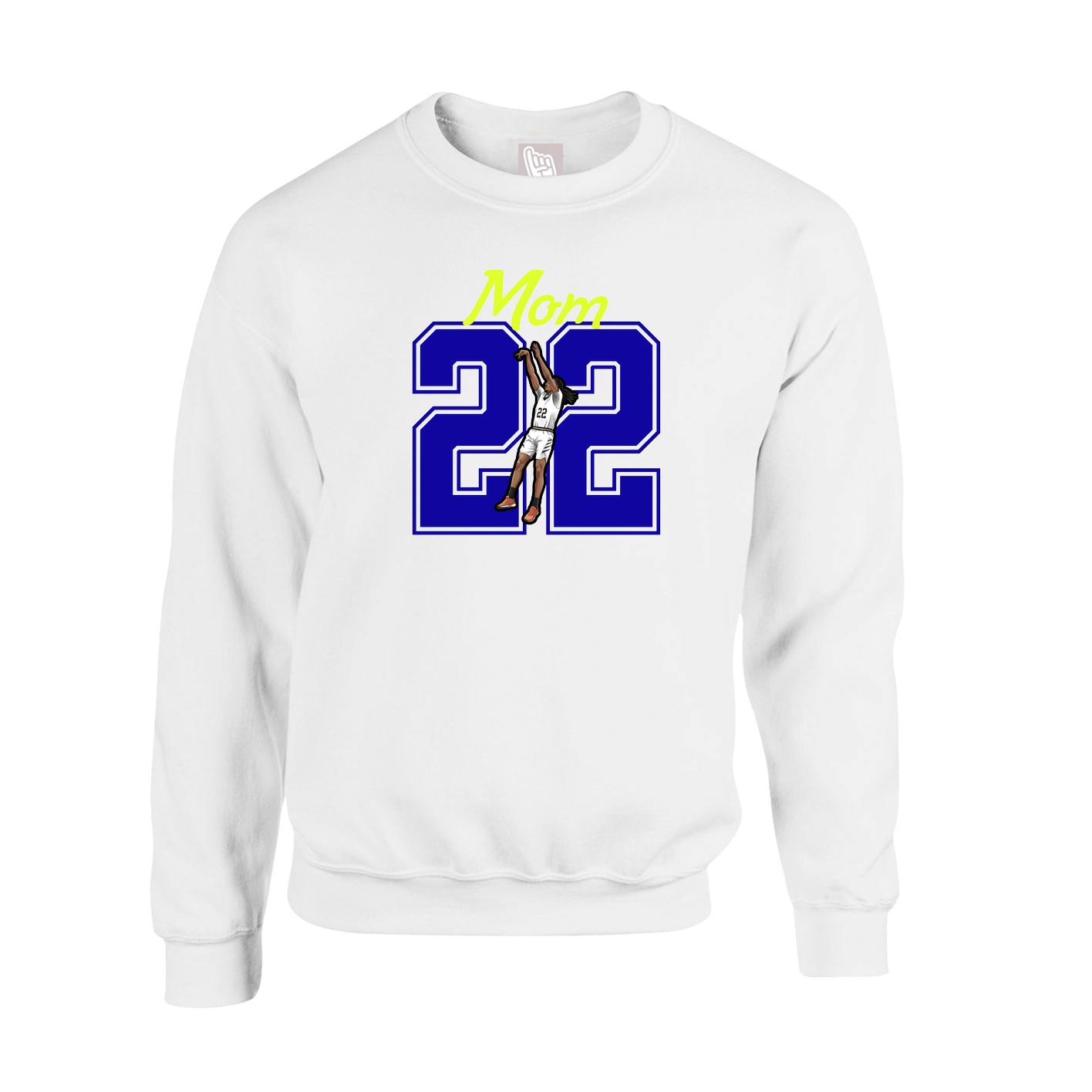 Fleece Crew — Mothers Day Shirsey in White