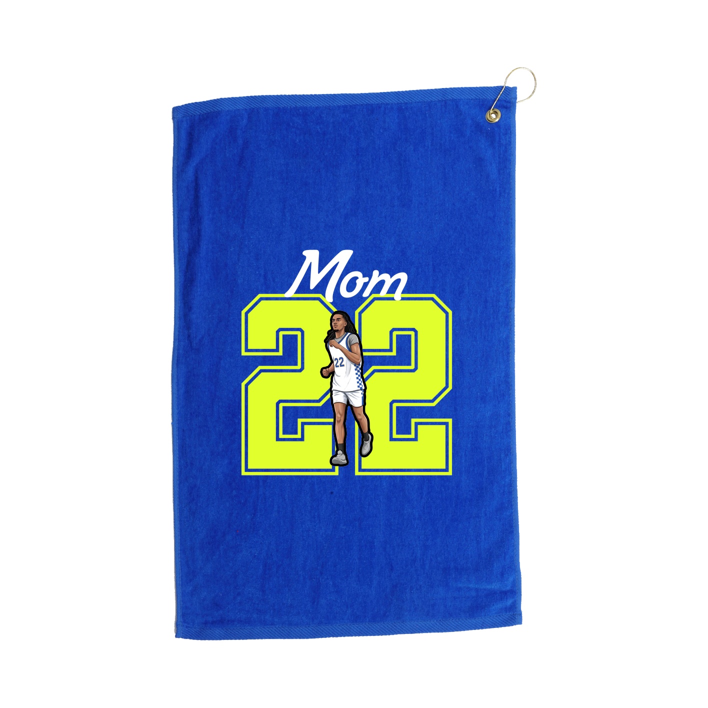 Golf Towel — Mothers Day Shirsey in Royal