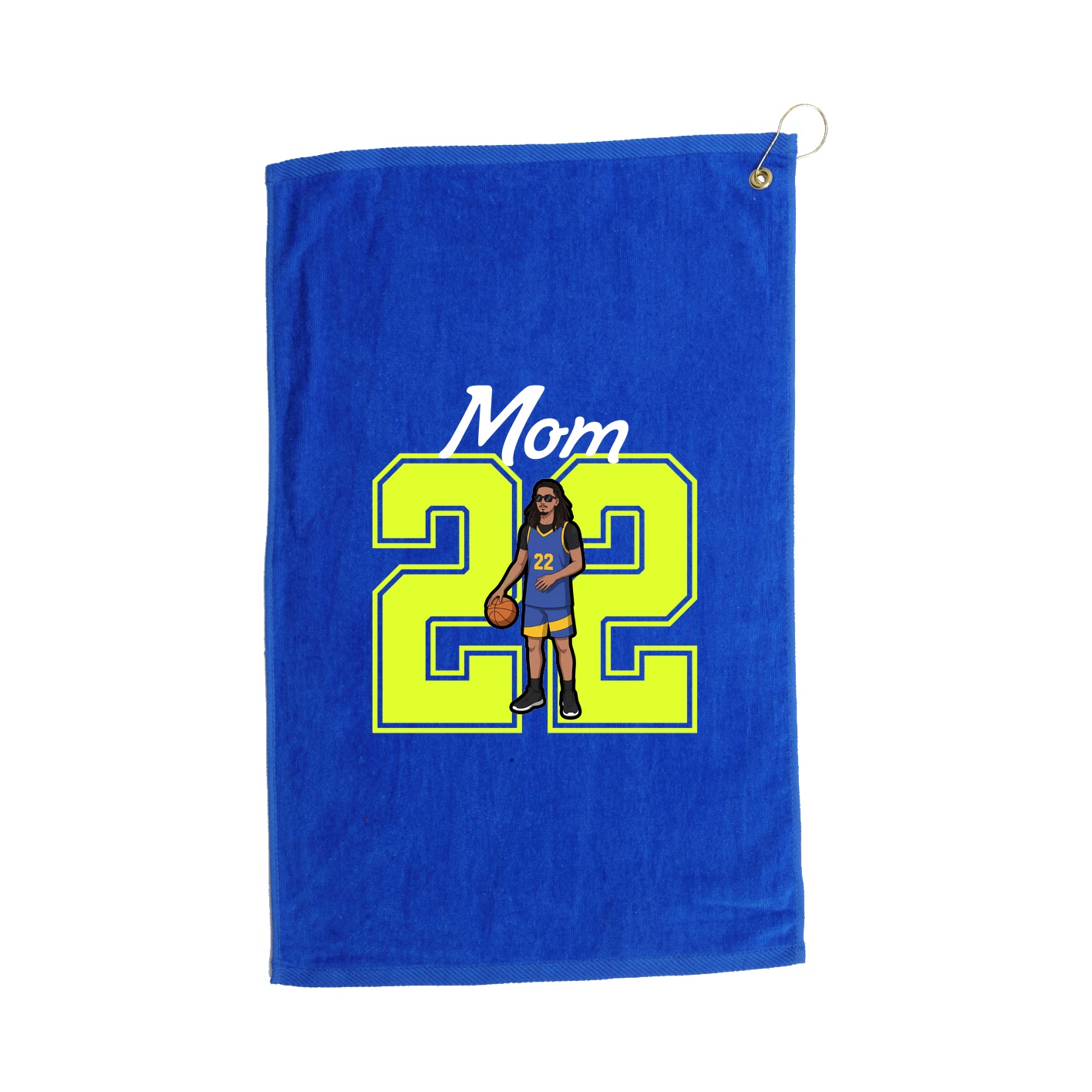 Golf Towel — Mothers Day Shirsey in Royal