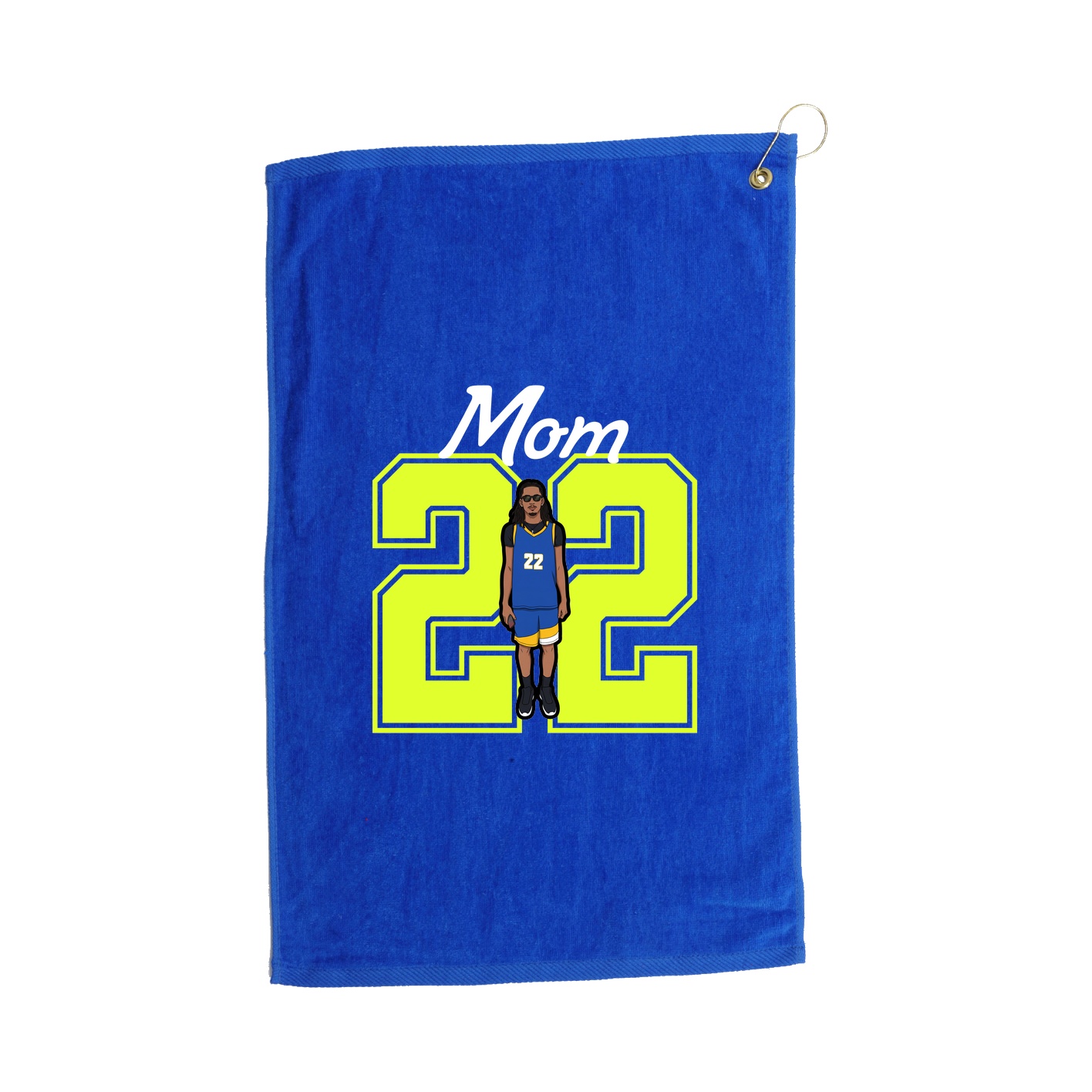 Golf Towel — Mothers Day Shirsey in Royal