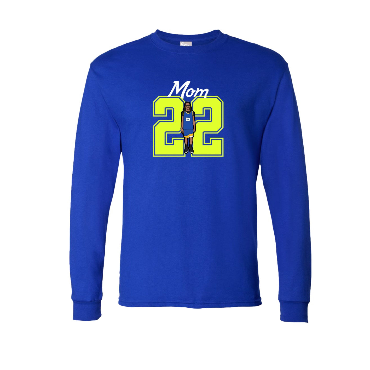 Long Sleeve Tee — Mothers Day Shirsey in Royal