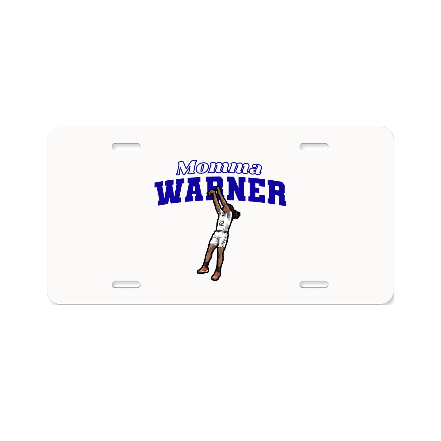 License Plate — Mothers Day Block in Classic