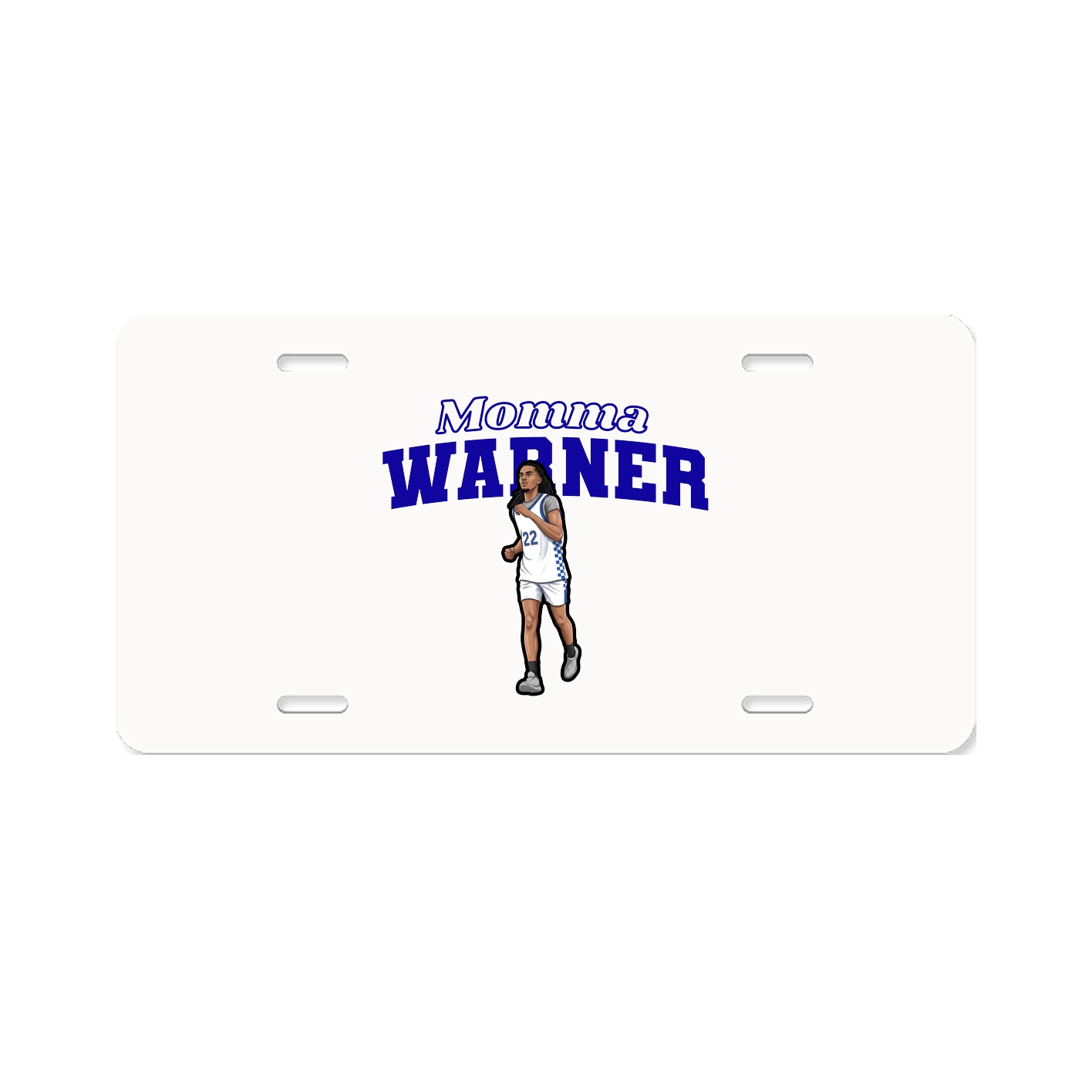 License Plate — Mothers Day Block in Classic
