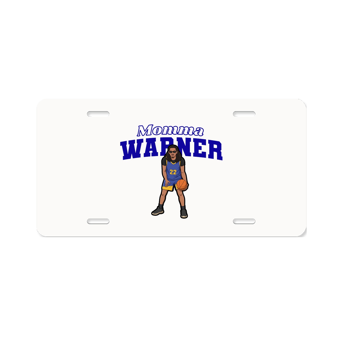 License Plate — Mothers Day Block in Classic