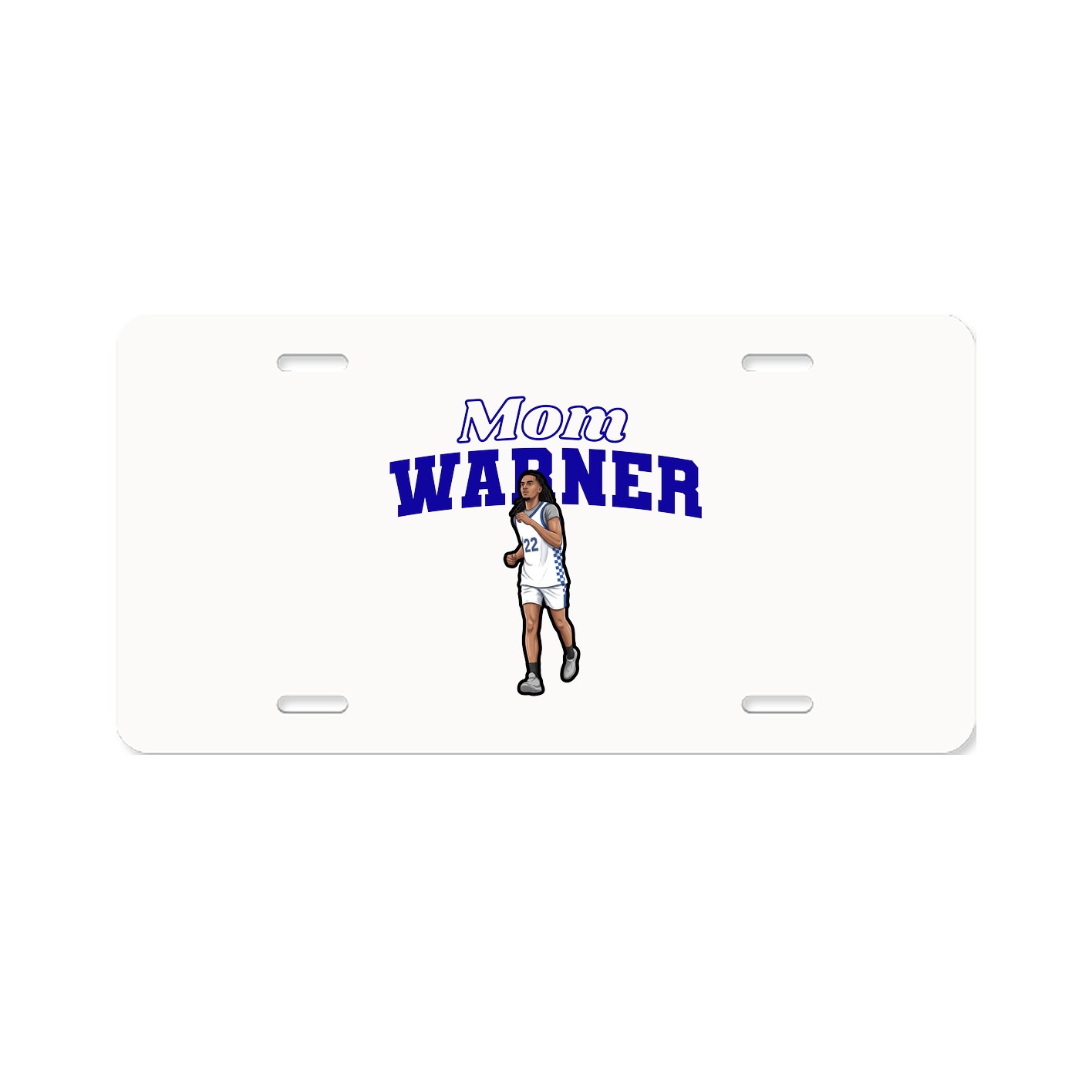 License Plate — Mothers Day Block in Classic