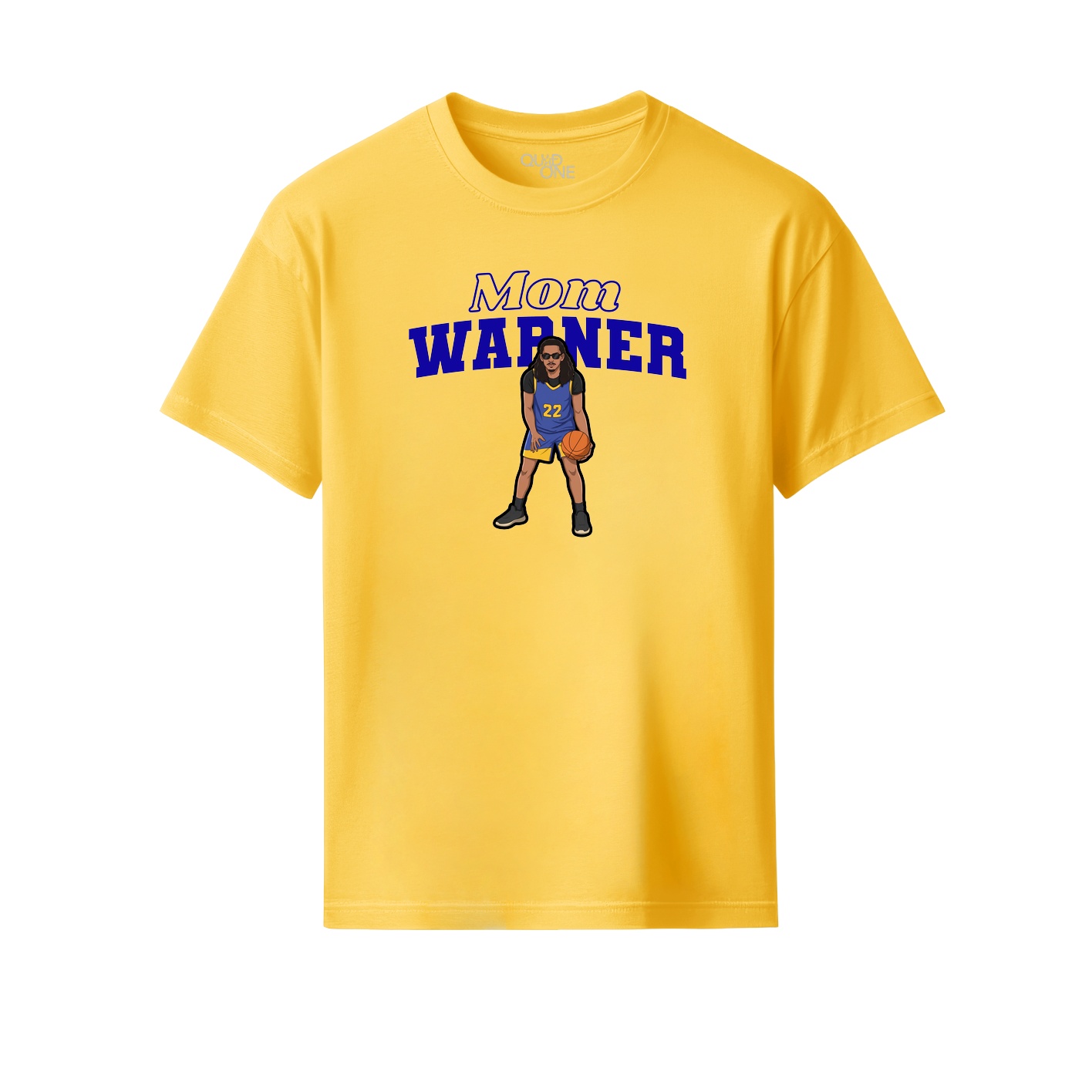 Youth Tee — Mothers Day Block in Yellow