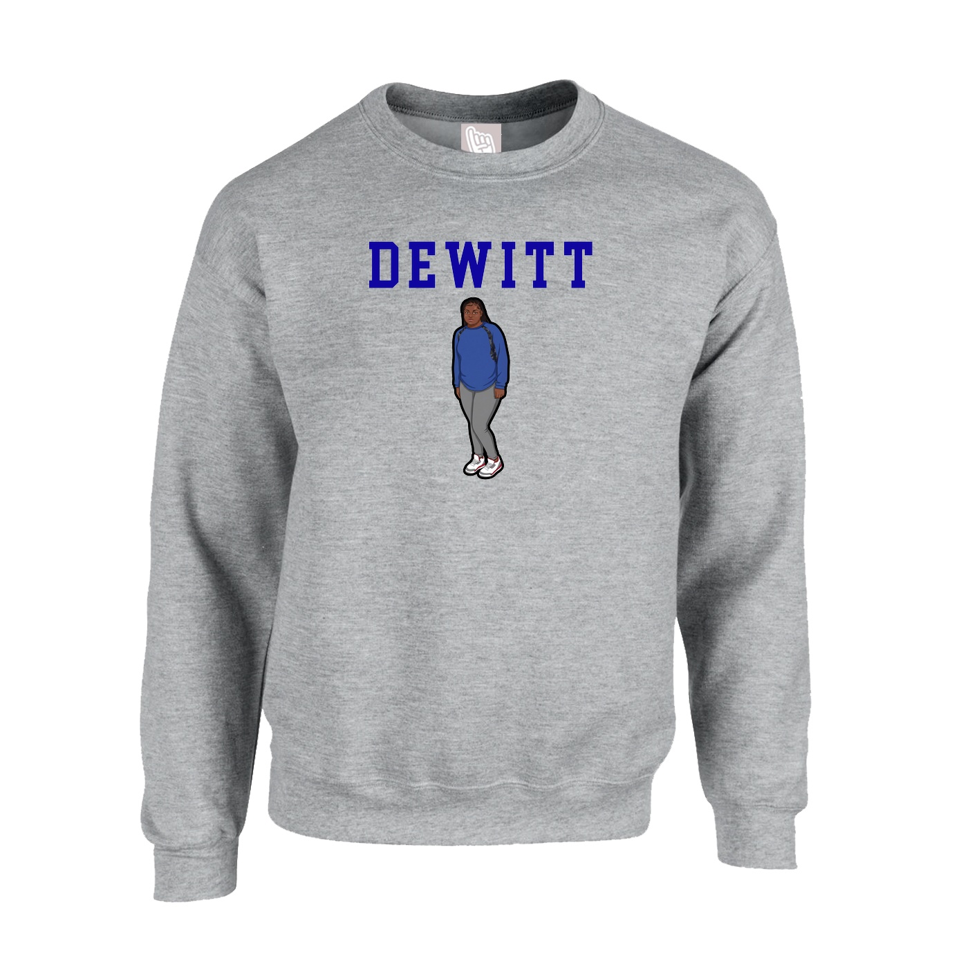 Fleece Crew — Shirsey in Grey