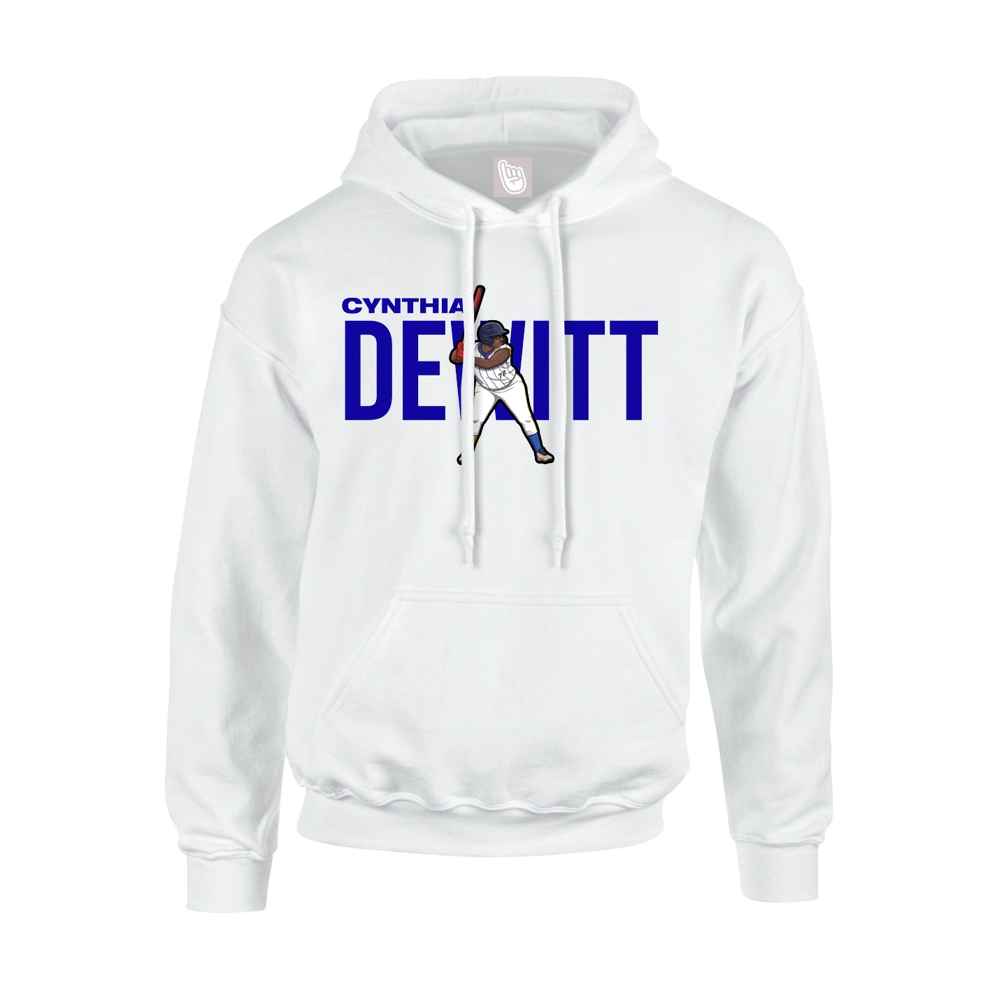 Hoodie — Player Name in White