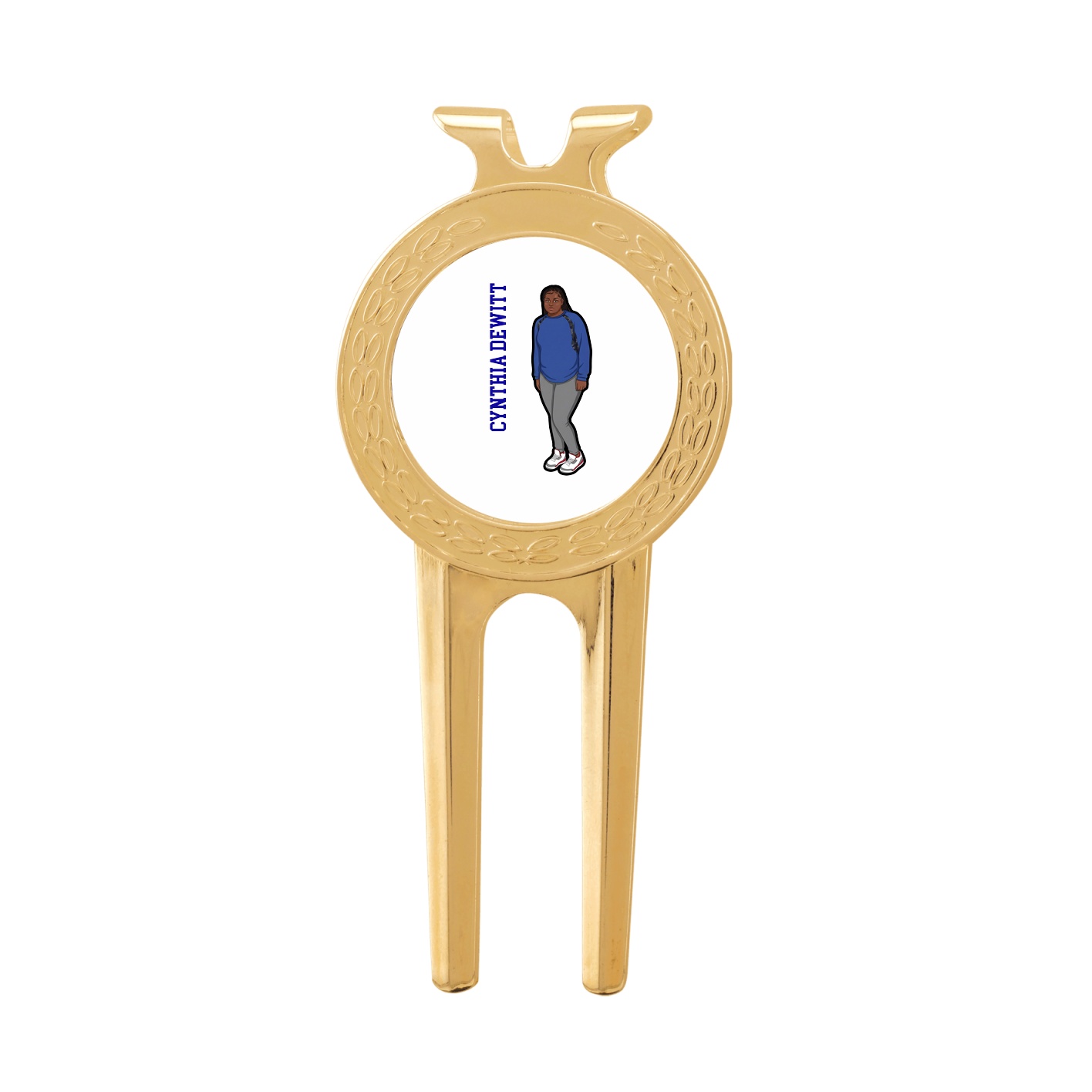 Divot Tool with Ball Marker — Name Vertical in Classic