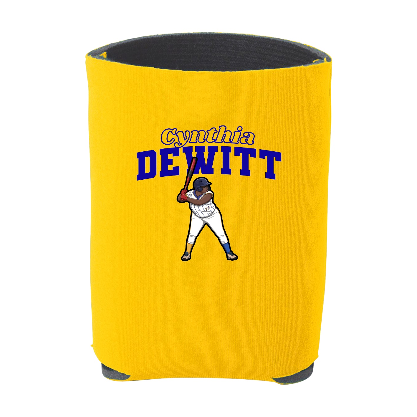 Can Holder — Name Arch in Yellow