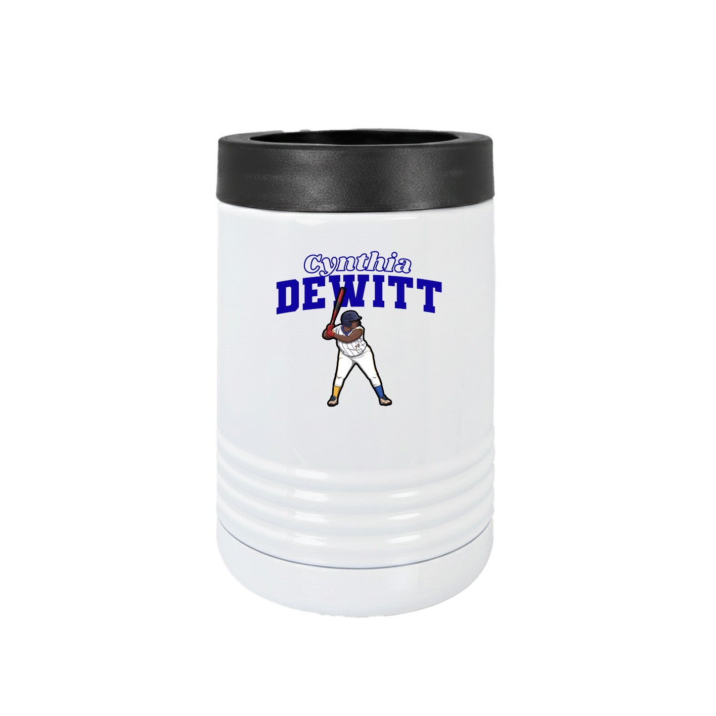 Beverage Holder — Name Arch in White
