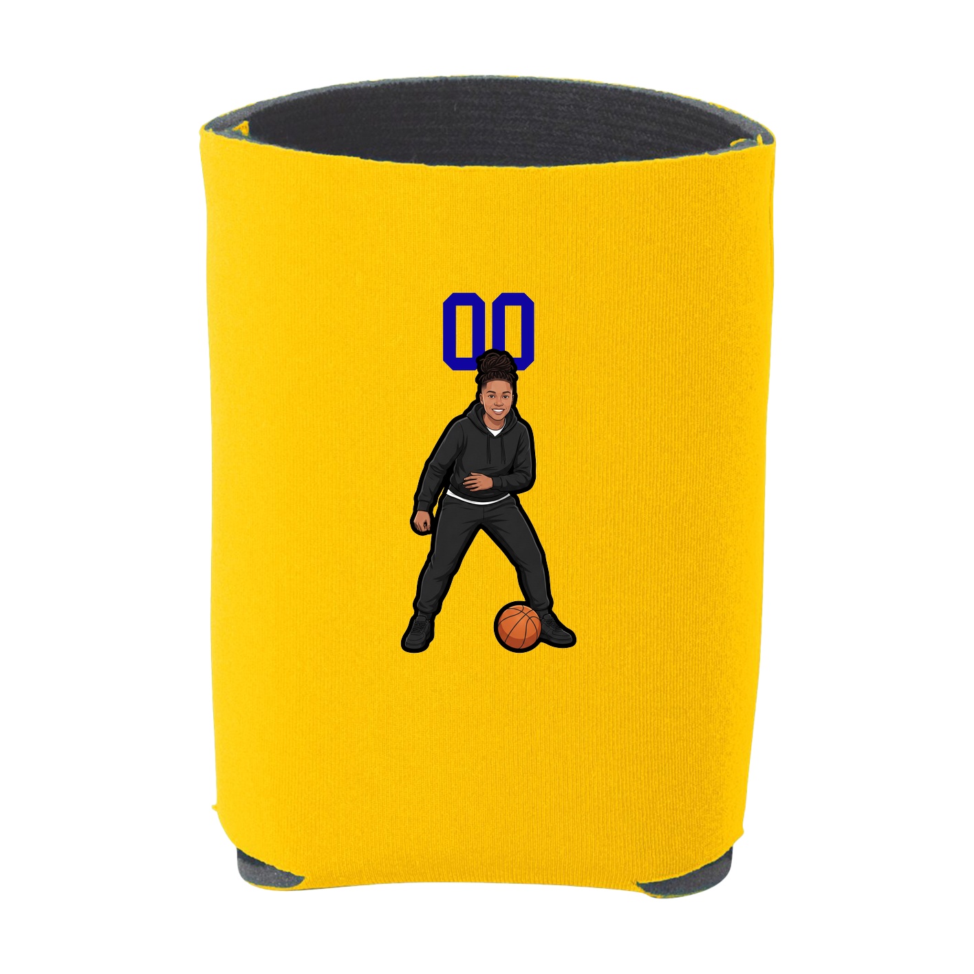 Can Holder — Number Top in Yellow