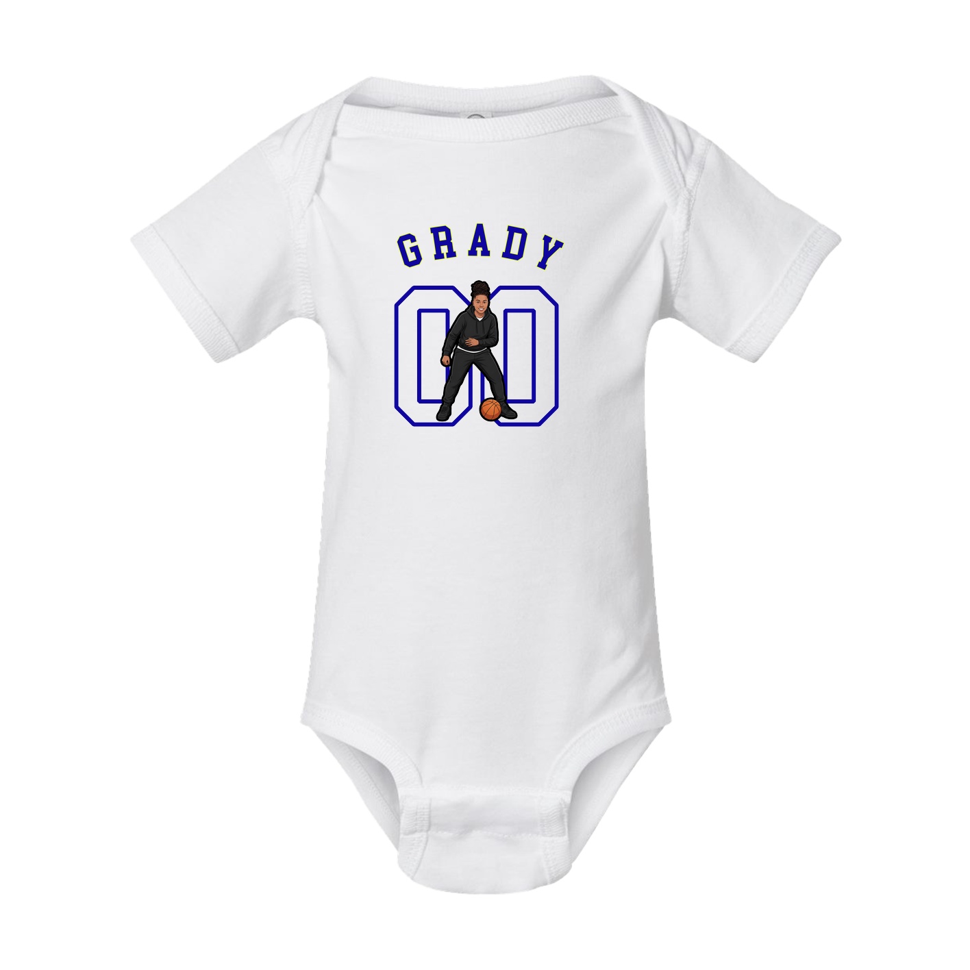 Baby Onesie — Shirsey Arch in White