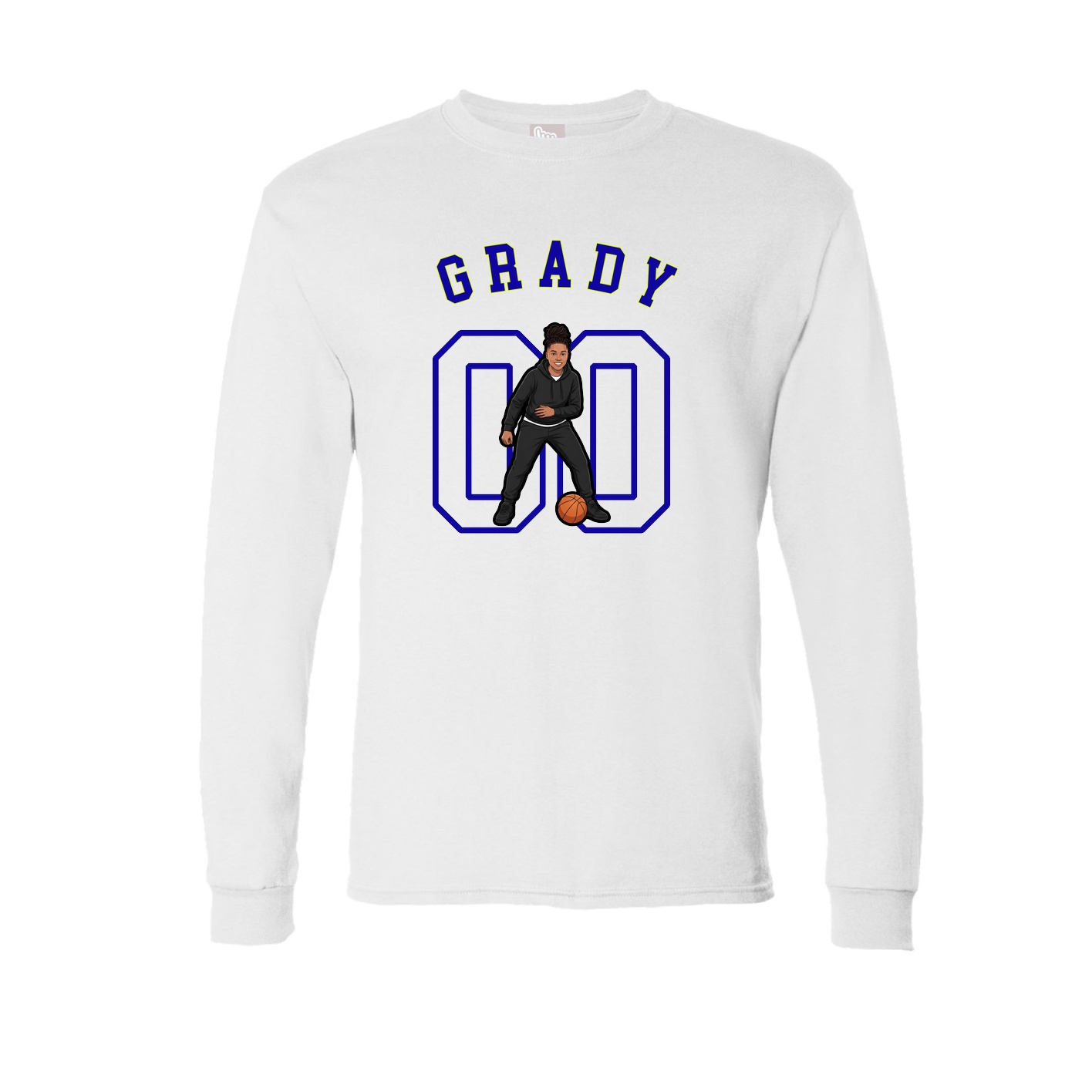 Long Sleeve Tee — Shirsey Arch in White