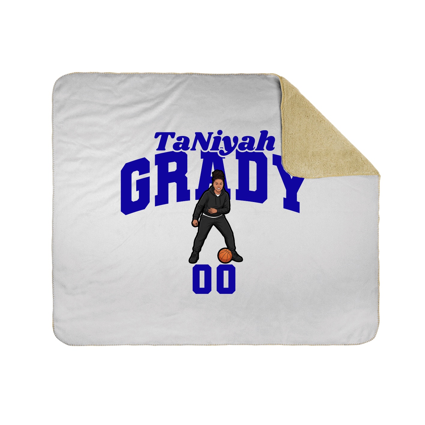 Throw Blanket — Signature Arch in White