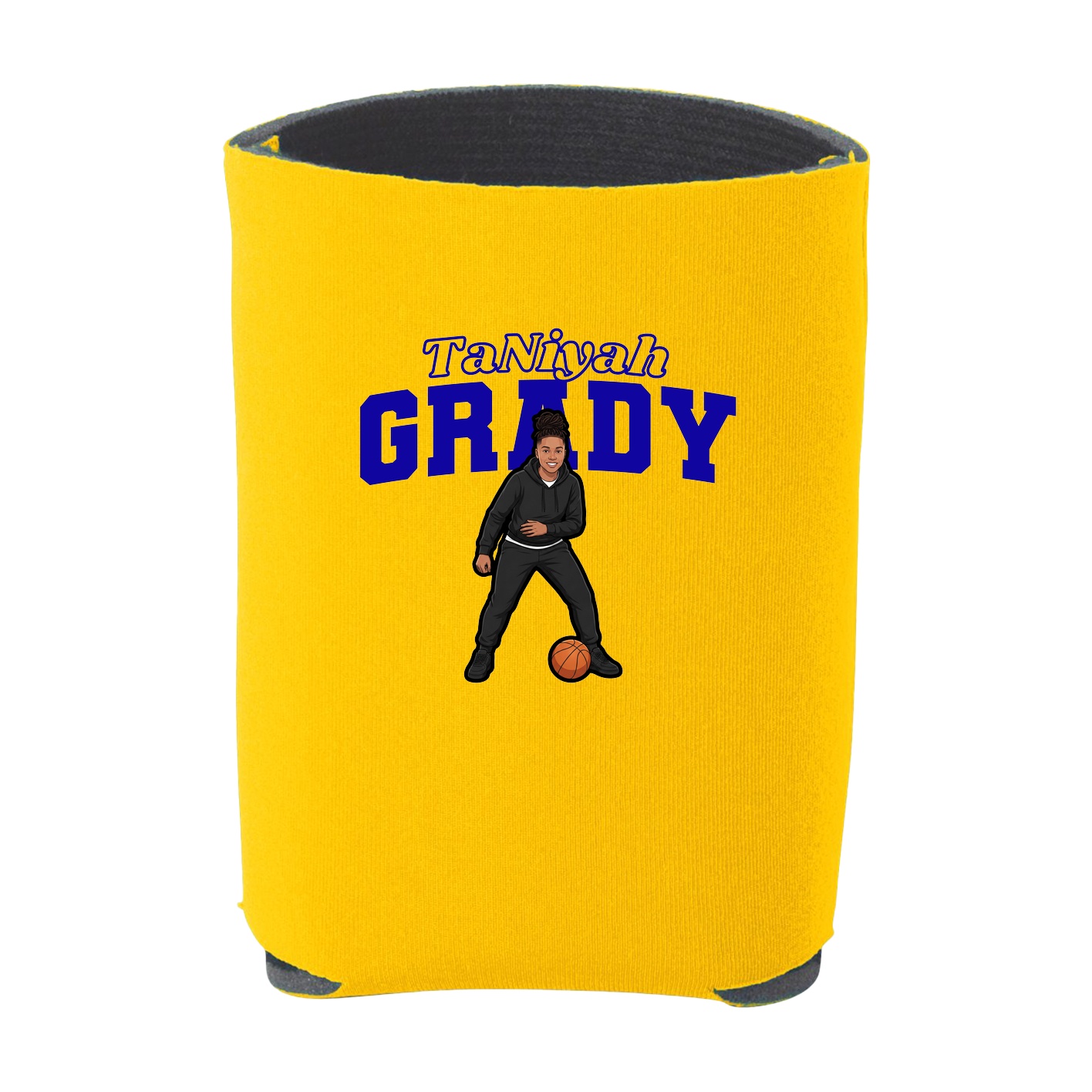 Can Holder — Name Arch in Yellow