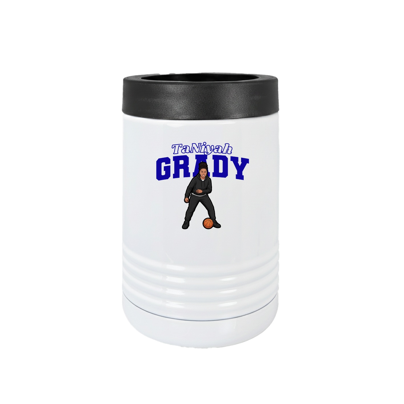 Beverage Holder — Name Arch in White
