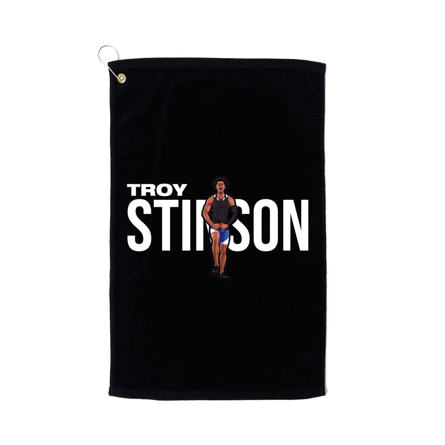 Golf Towel — Player Name in Black