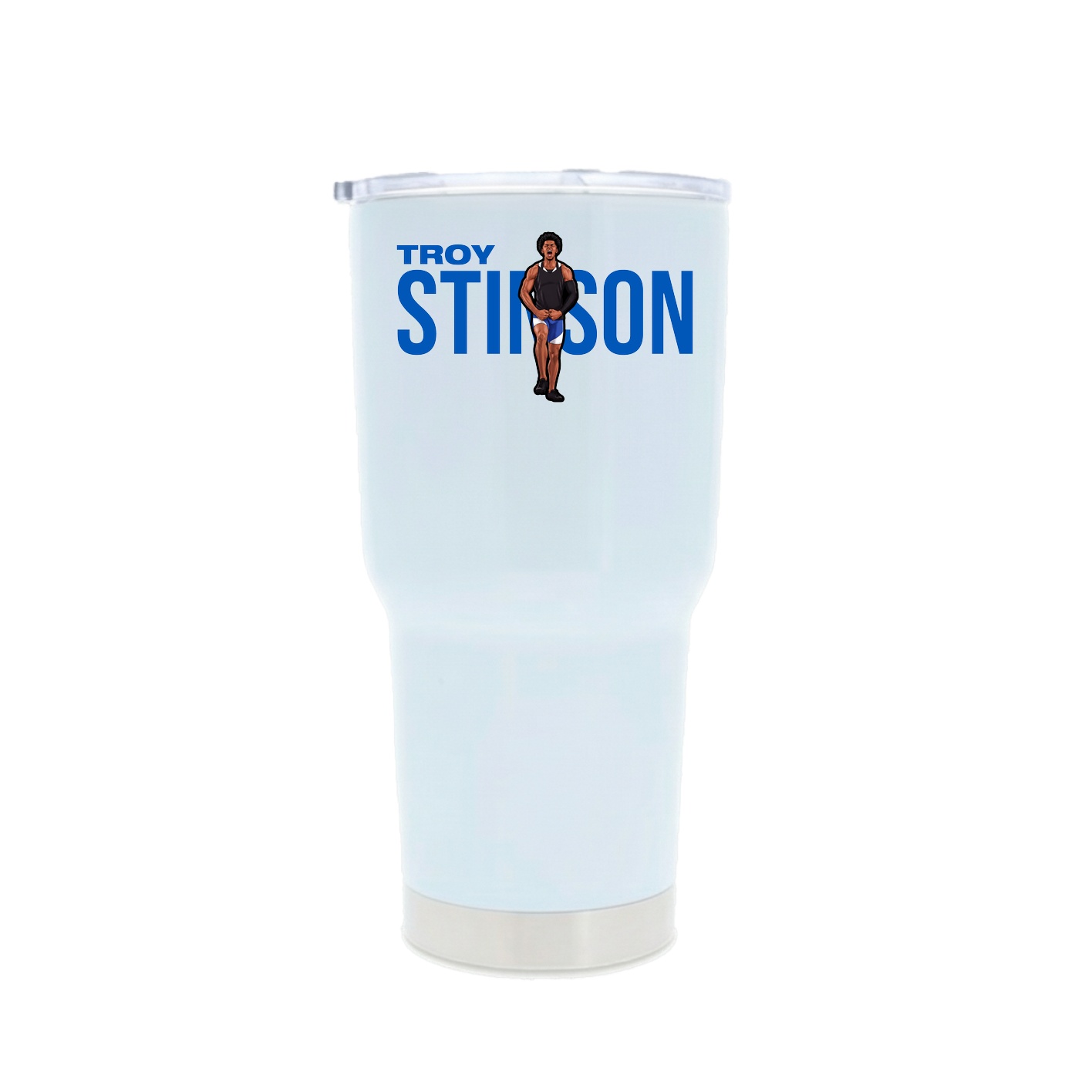 30oz Stainless Steel Tumbler — Player Name in White