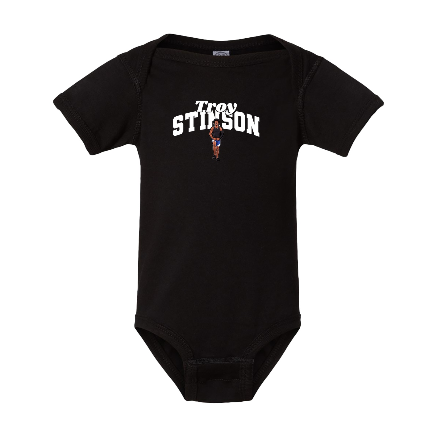 Baby Onesie — Signature Arch in Black
