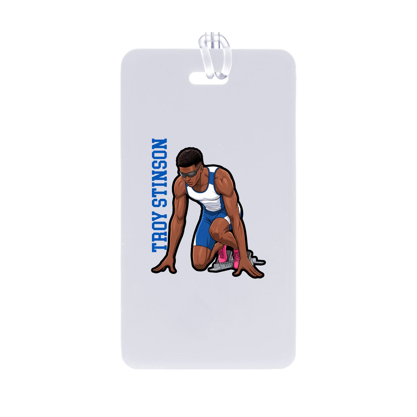 Bag Tag — Name Vertical in Classic