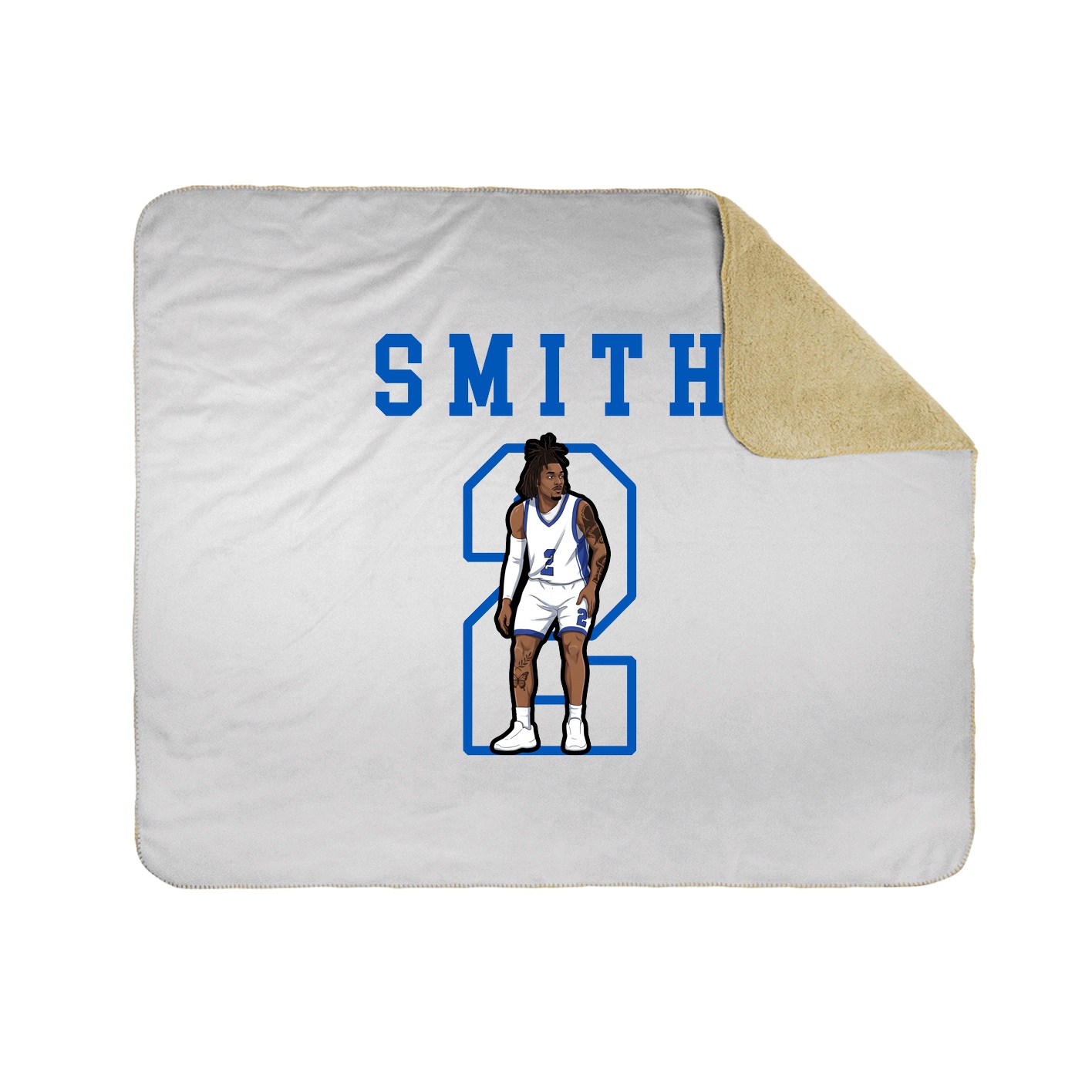 Throw Blanket — Shirsey in White