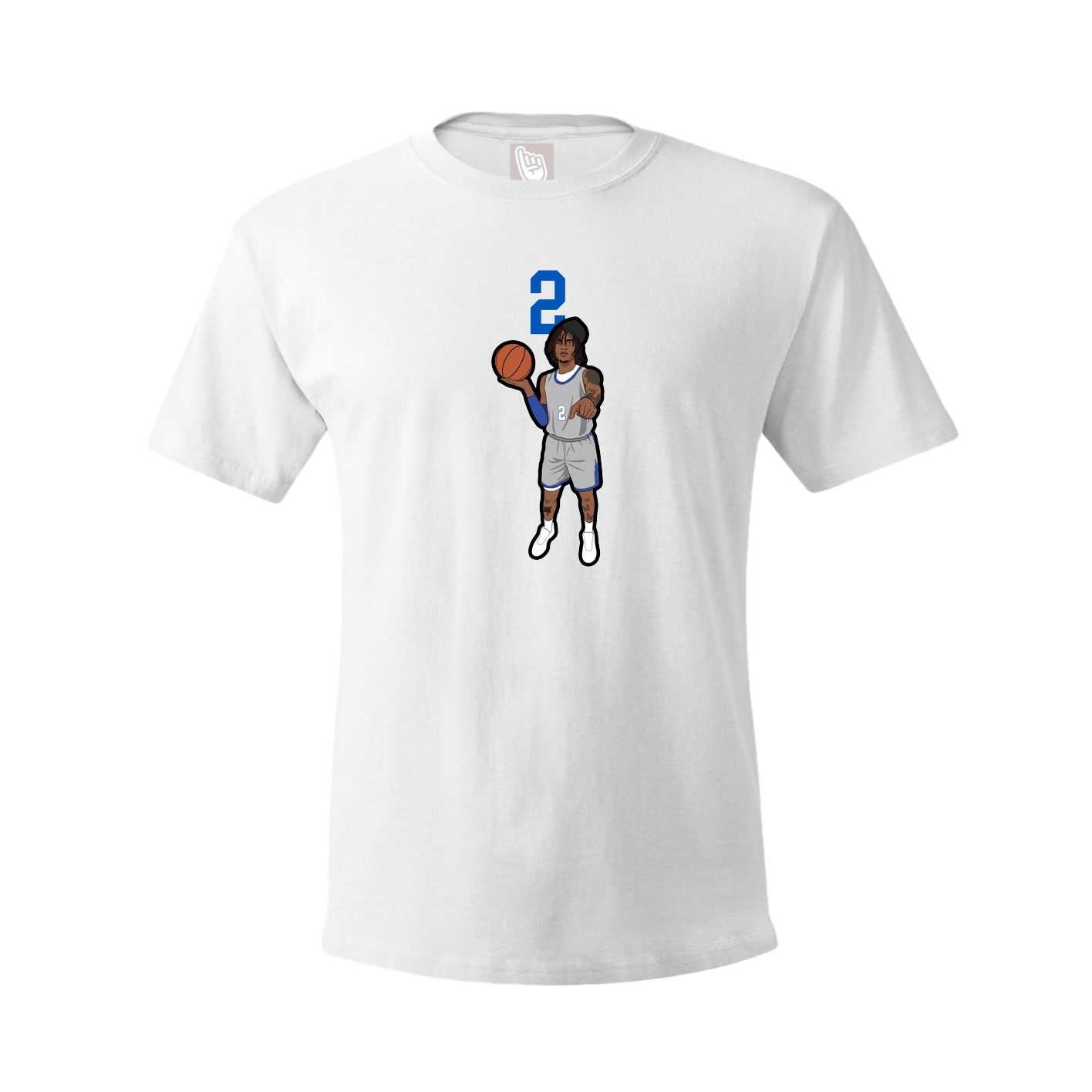 Tee — Number Top in White