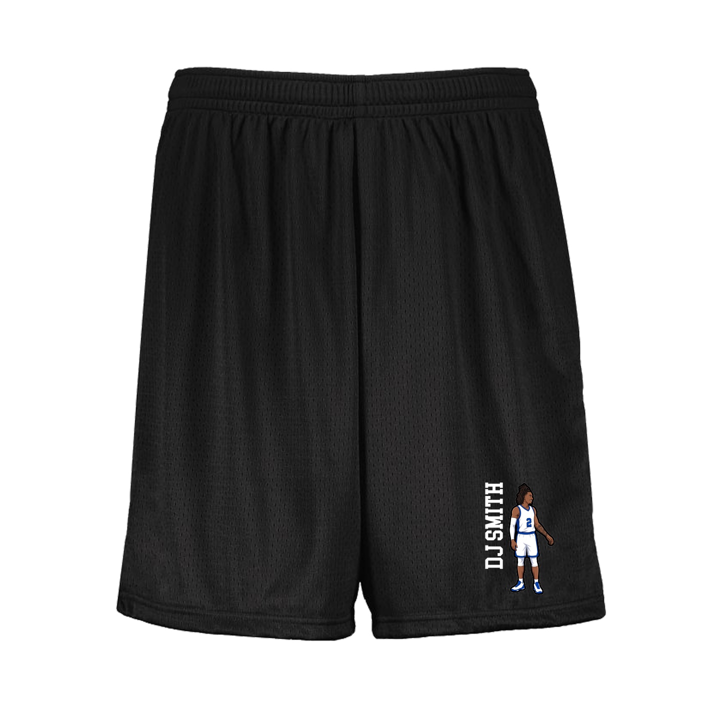 Shorts — Name Vertical in Black