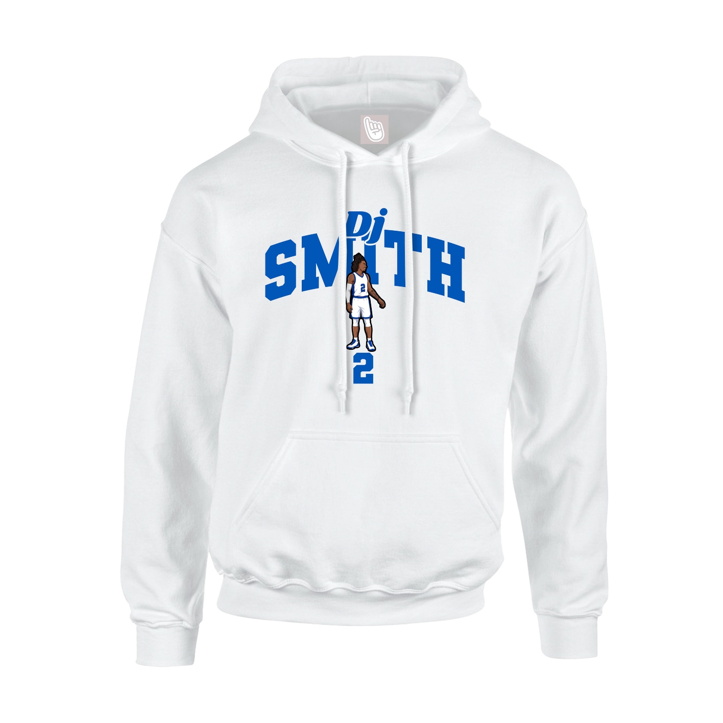 Hoodie — Signature Arch in White
