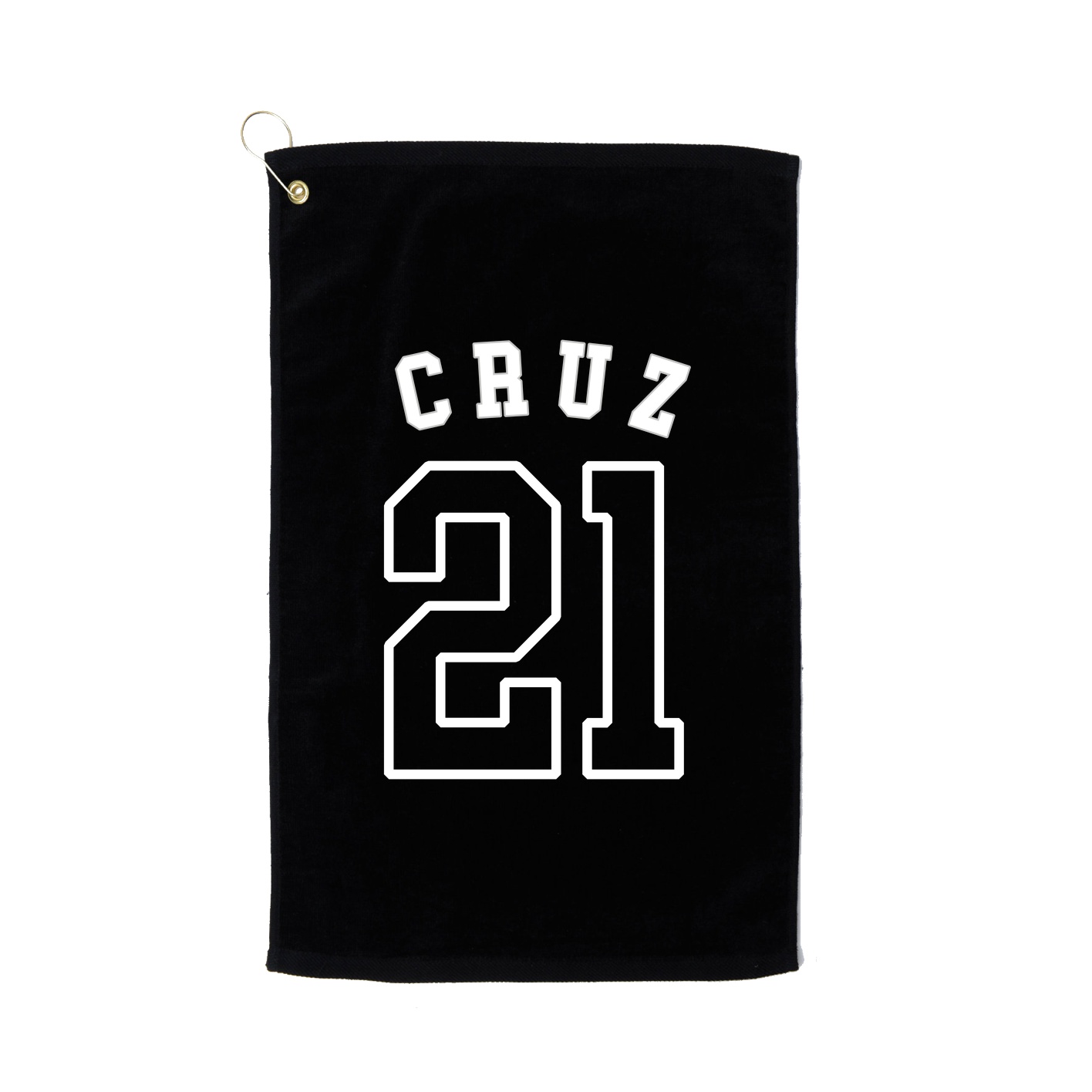 Golf Towel — Shirsey Arch in Black