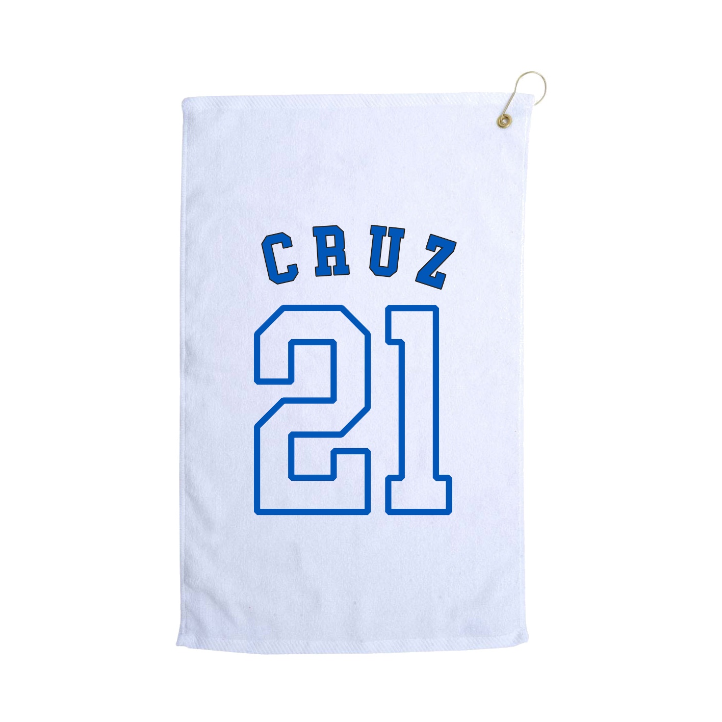 Golf Towel — Shirsey Arch in White