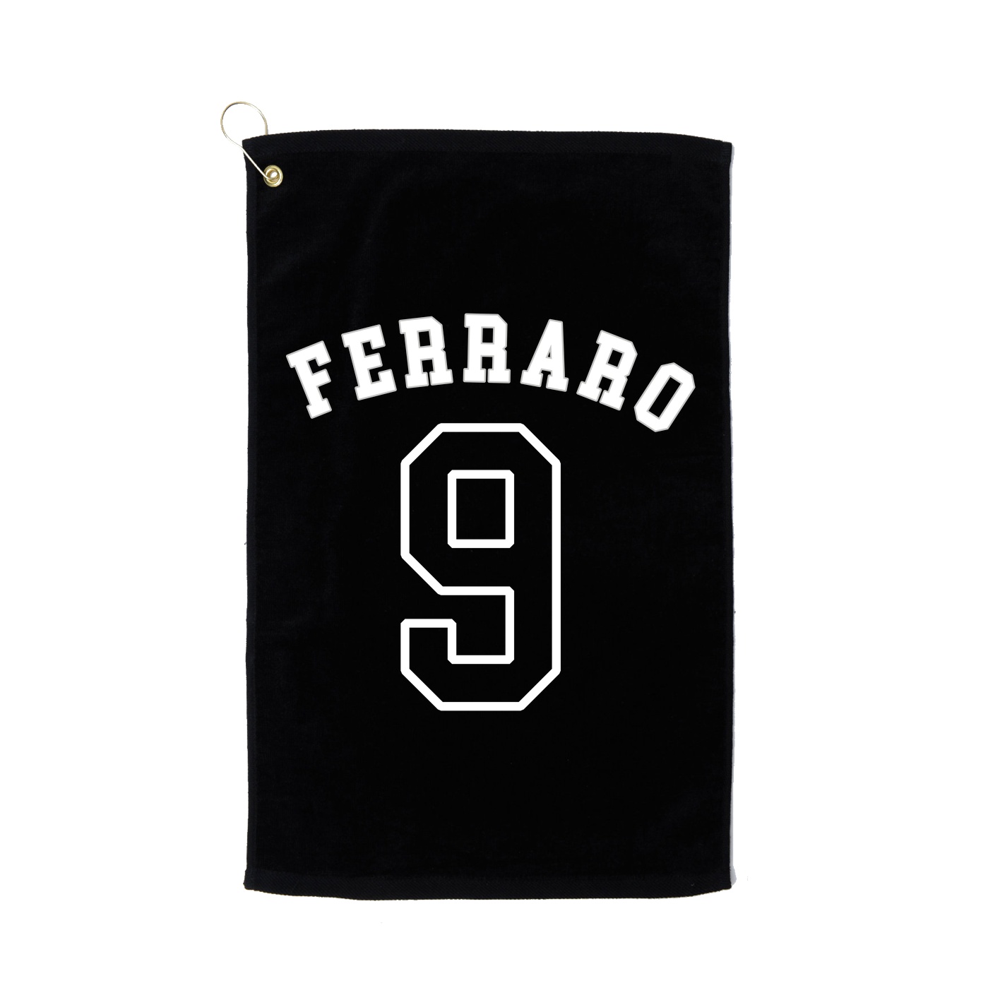 Golf Towel — Shirsey Arch in Black