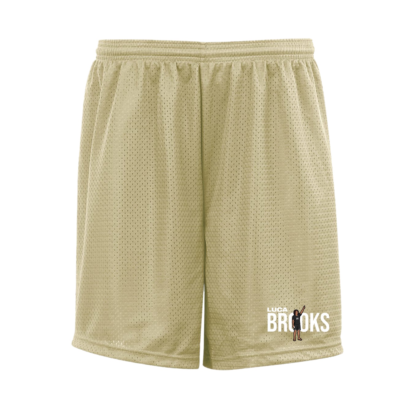 Shorts — Player Name in Vegas Gold