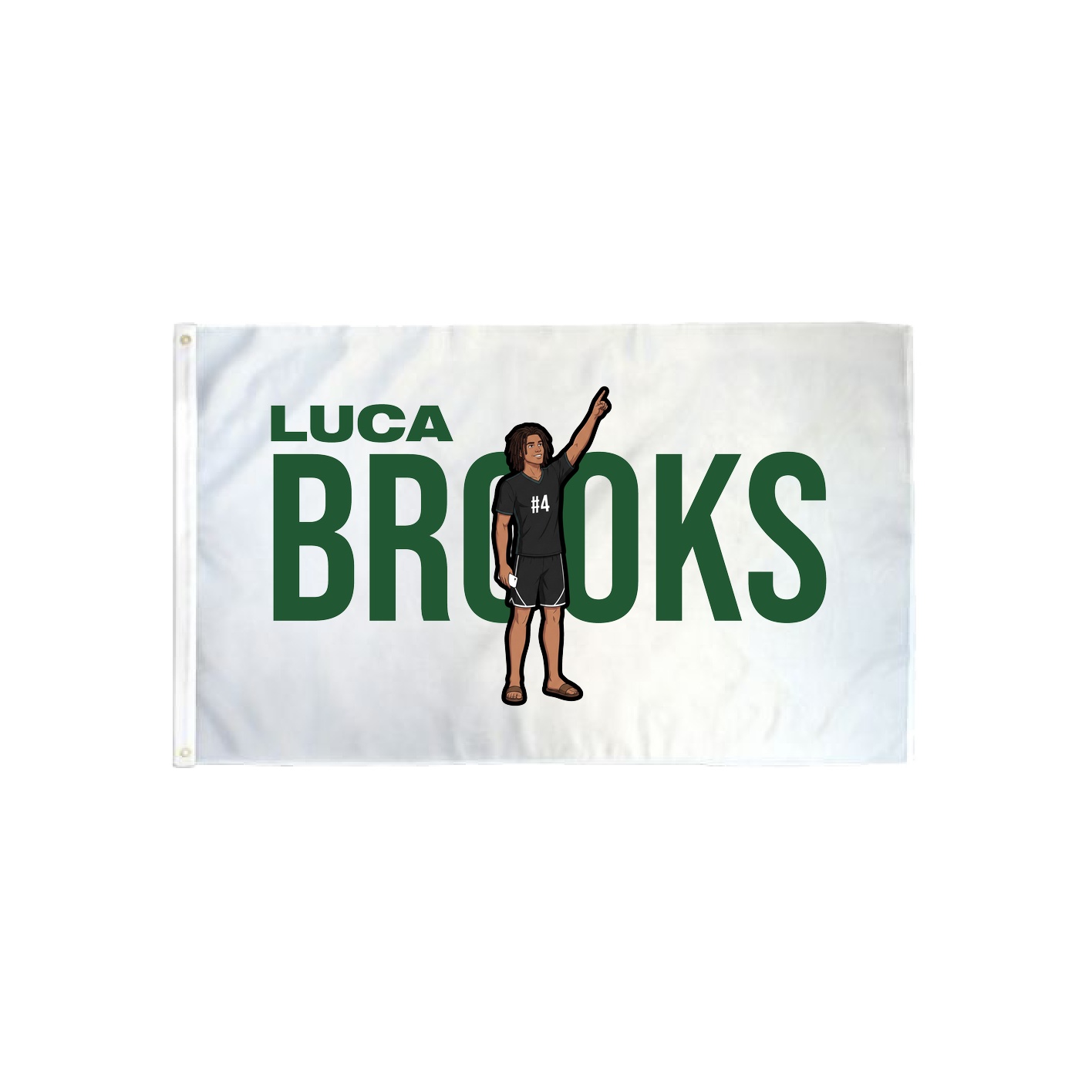 3x5 Flag — Player Name in Classic