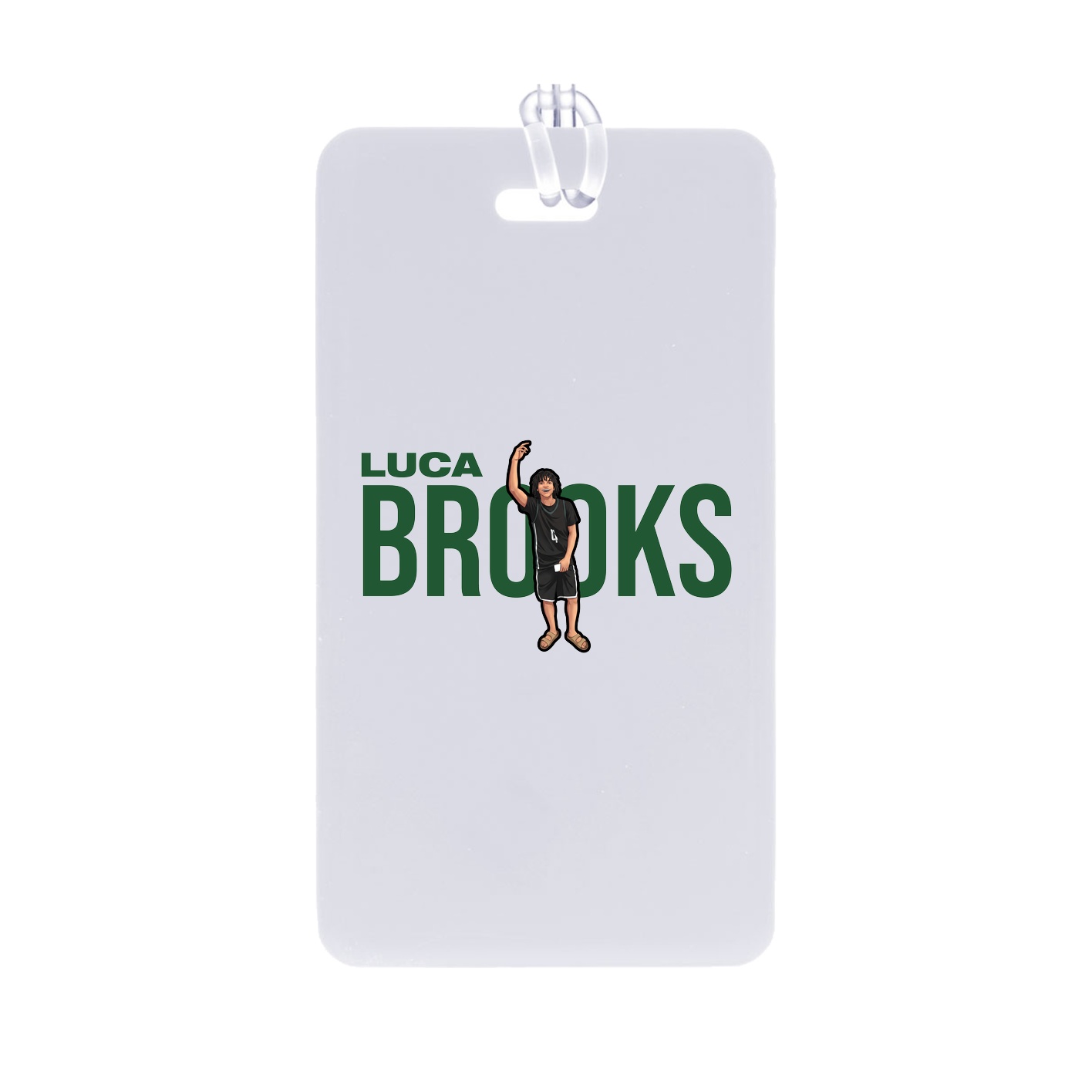 Bag Tag — Player Name in Classic