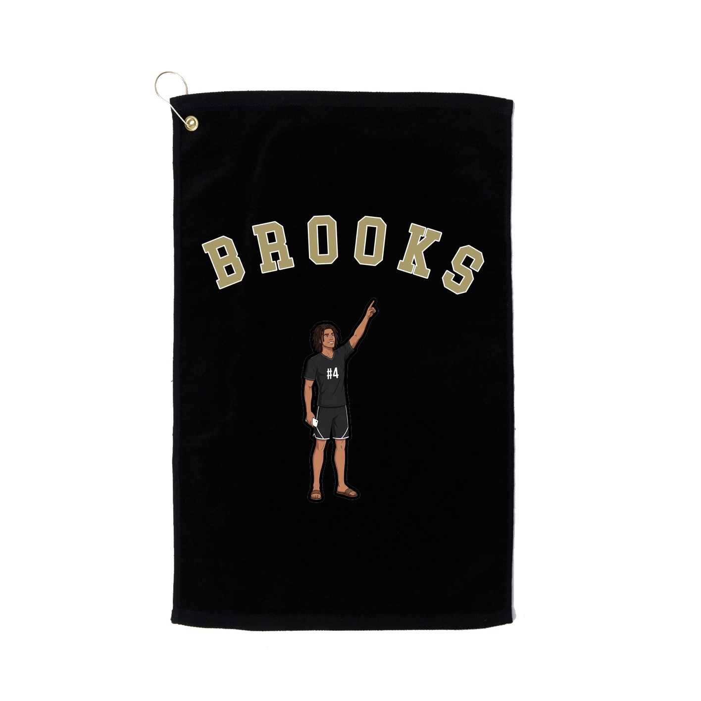 Golf Towel — Shirsey Arch in Black