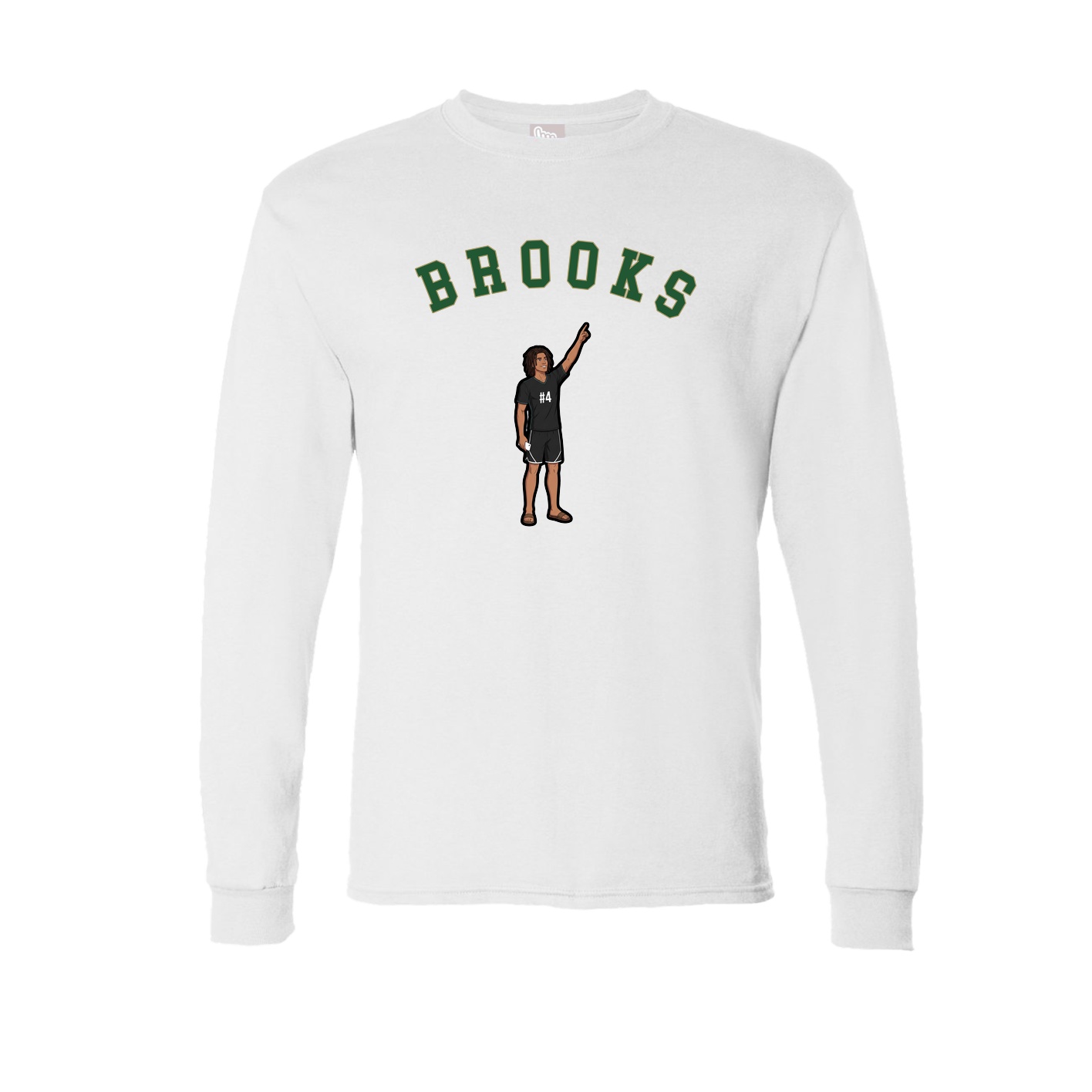Long Sleeve Tee — Shirsey Arch in White