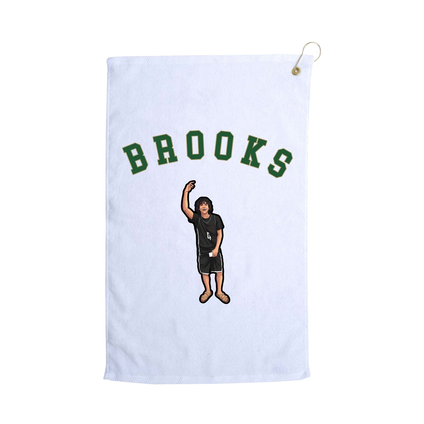 Golf Towel — Shirsey Arch in White