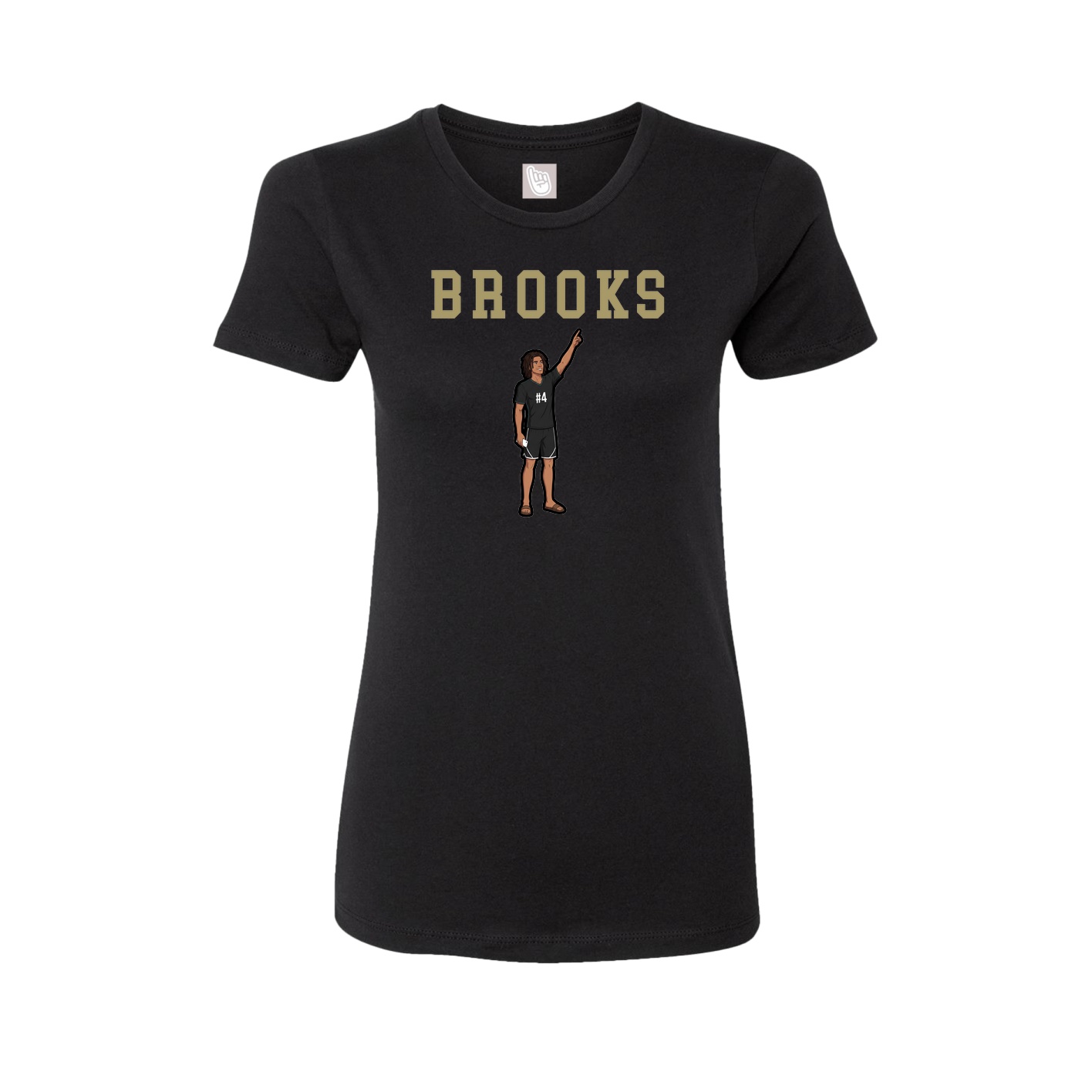 Fitted Women's Tee — Shirsey in Black