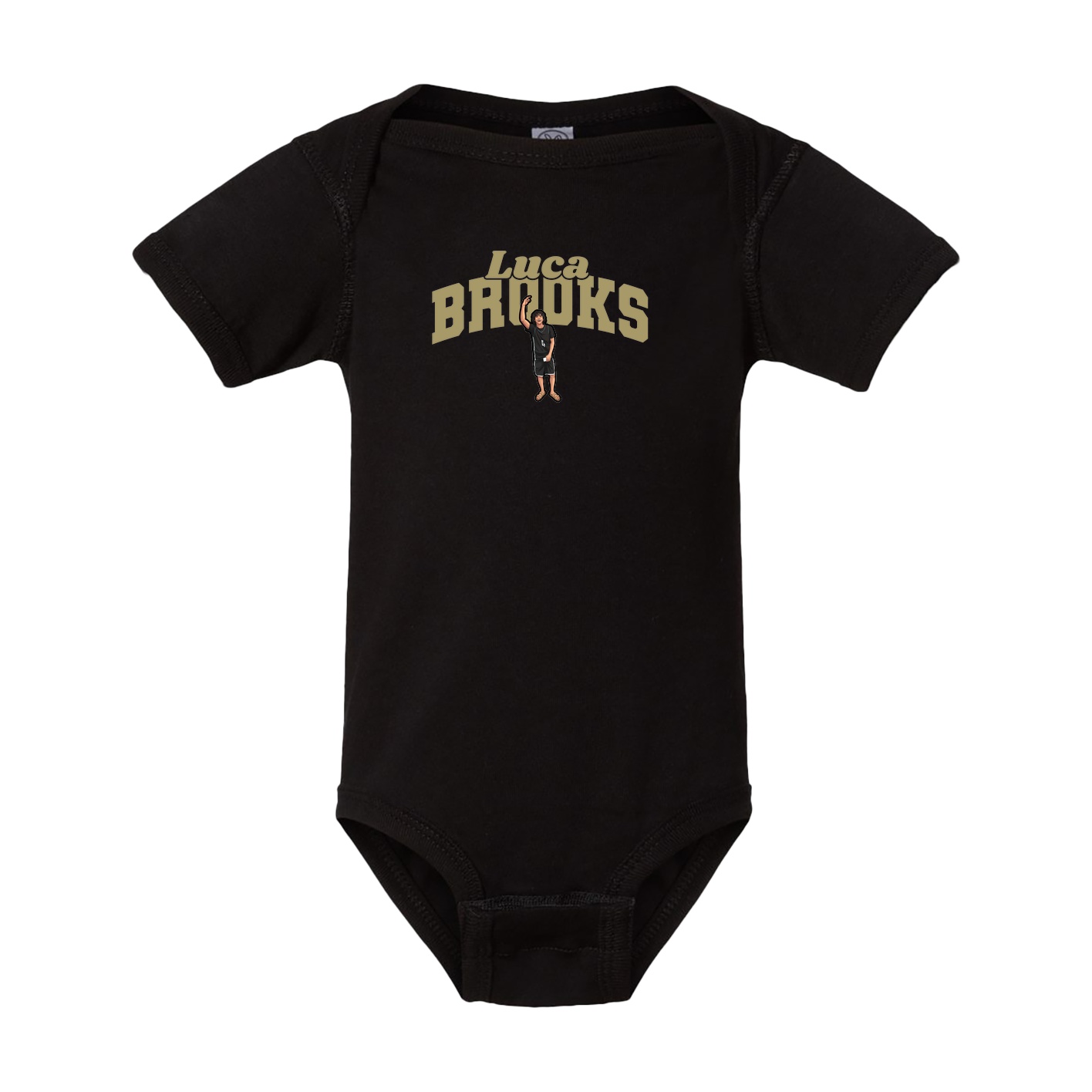 Baby Onesie — Signature Arch in Black