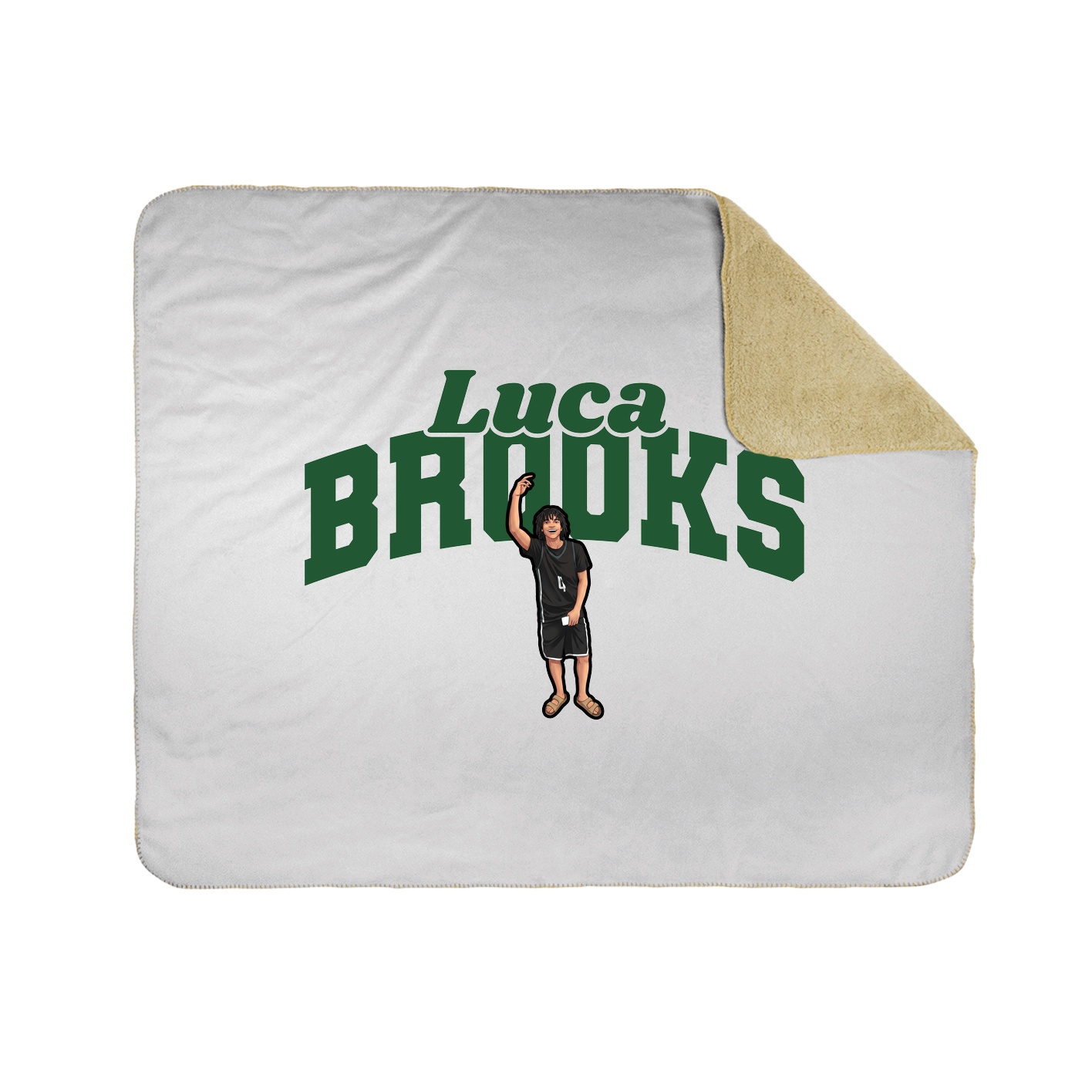 Throw Blanket — Signature Arch in White
