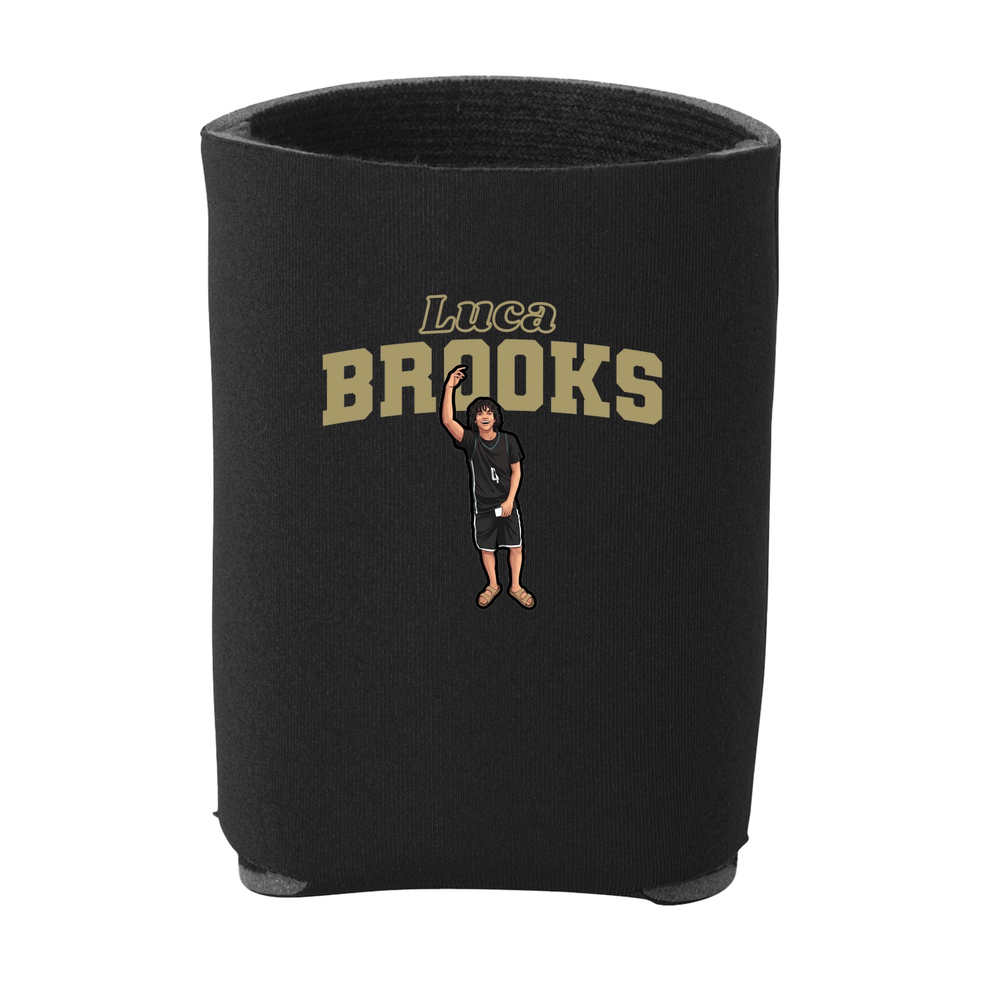 Can Holder — Name Arch in Black