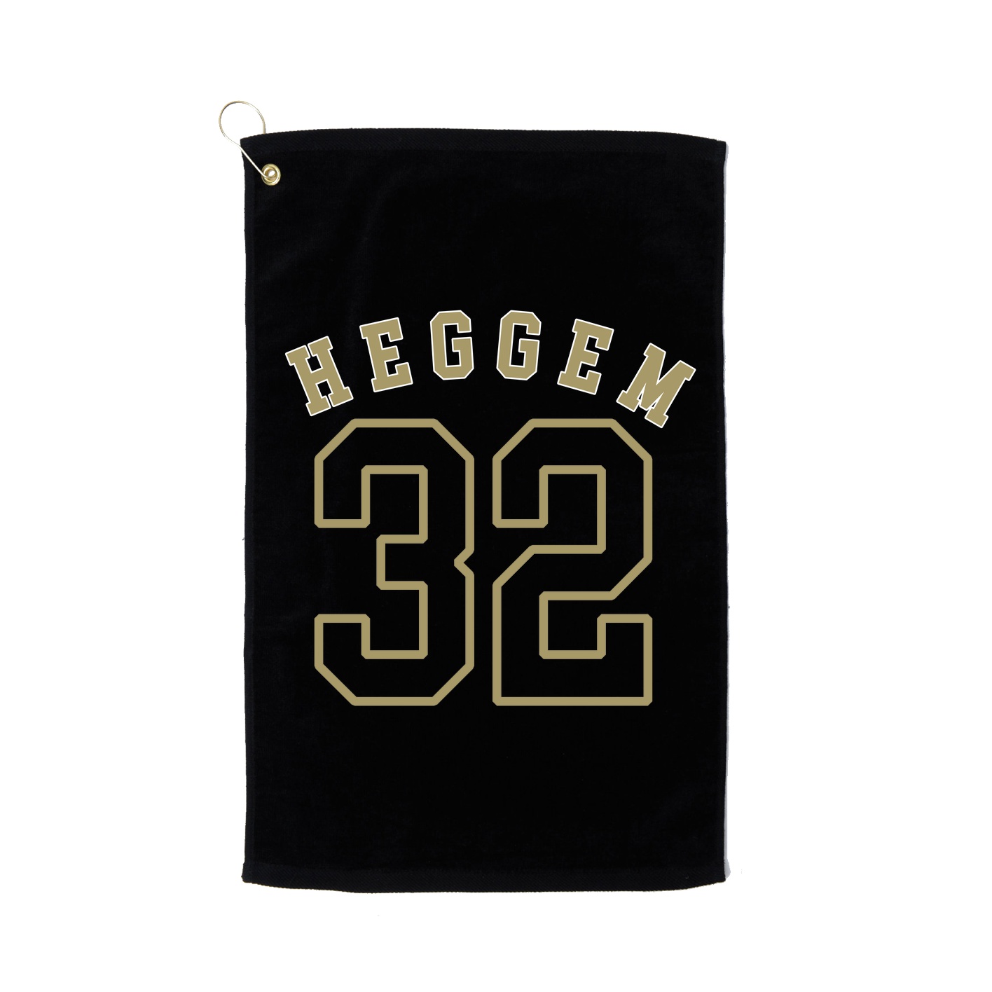 Golf Towel — Shirsey Arch in Black
