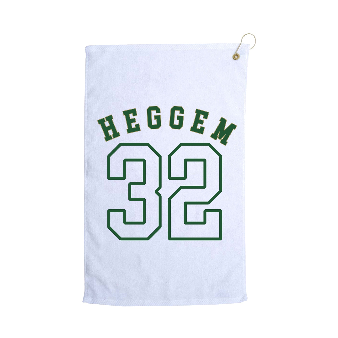 Golf Towel — Shirsey Arch in White