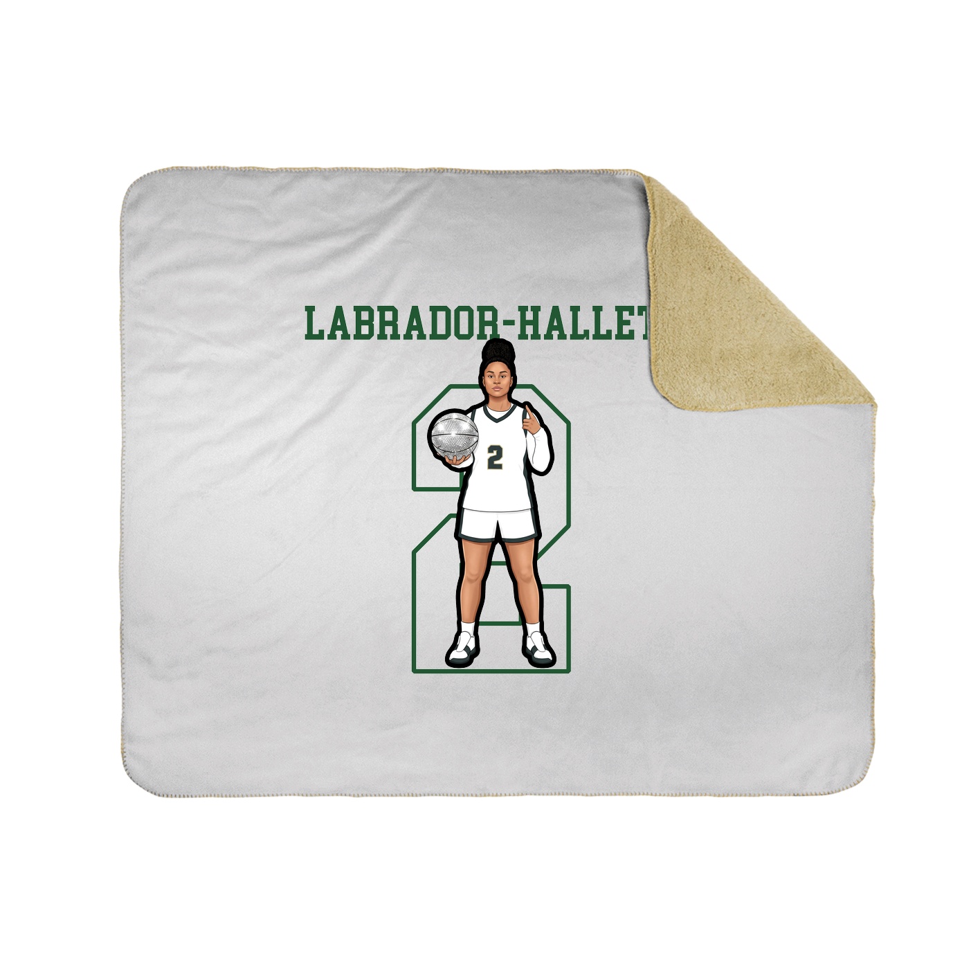 Throw Blanket — Shirsey in White