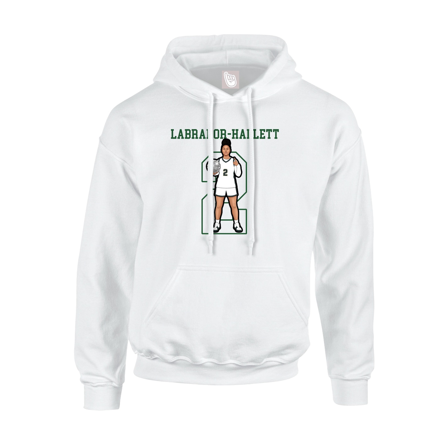 Youth Hoodie — Shirsey in White