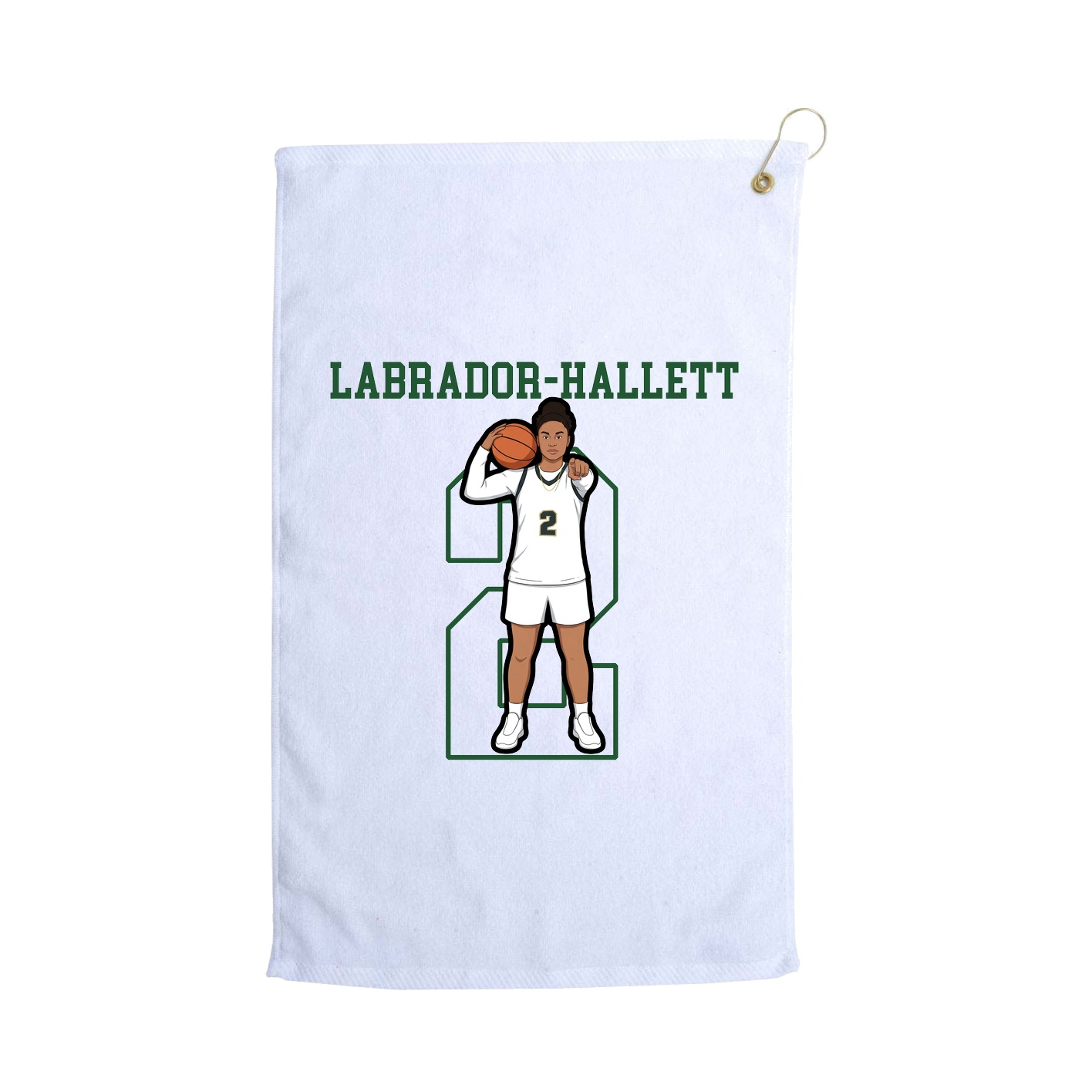 Golf Towel — Shirsey in White