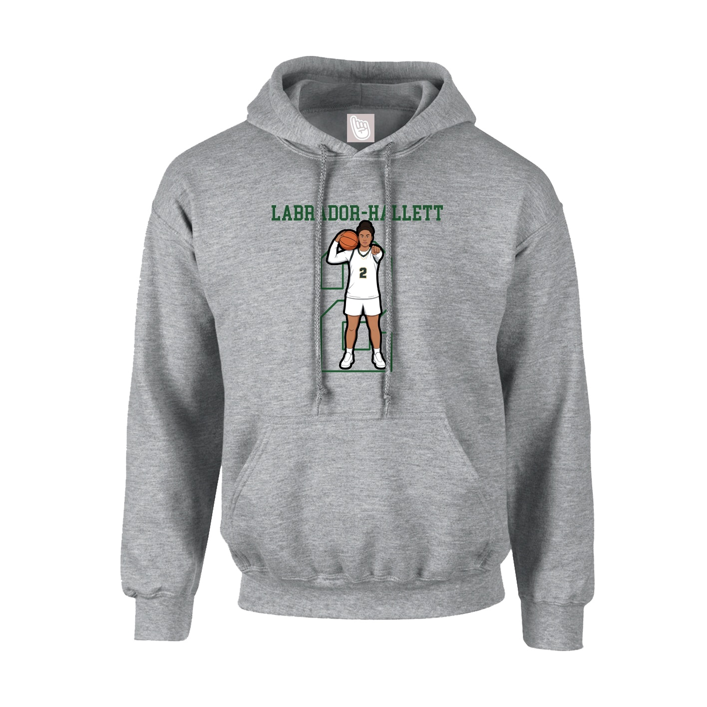 Hoodie — Shirsey in Grey